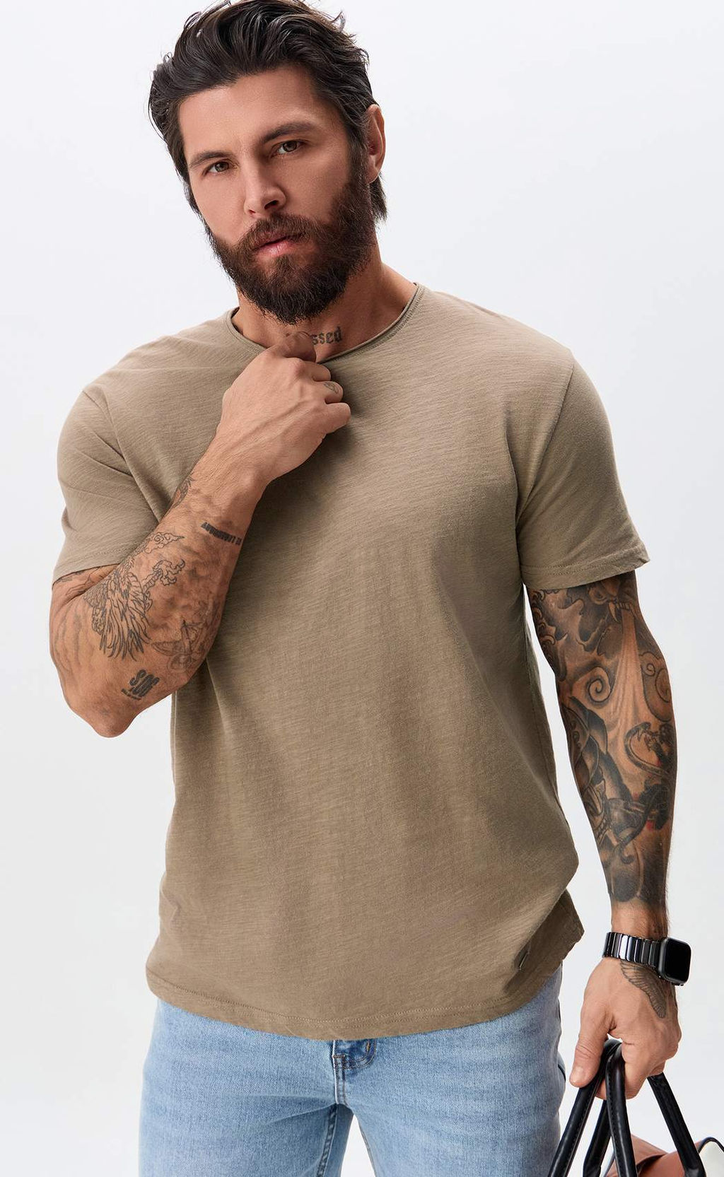 Футболка P411-062 beige
