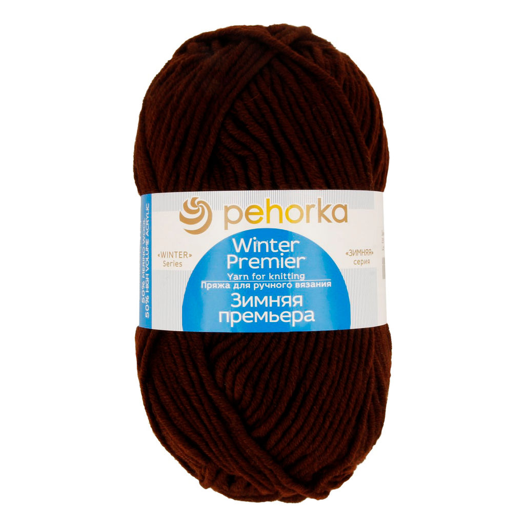 Пряжа Пехорская ПТ Зимняя премьера 50% мериносовая шерсть, 50% акрил 10 шт. х 100 г 150 м  8 м