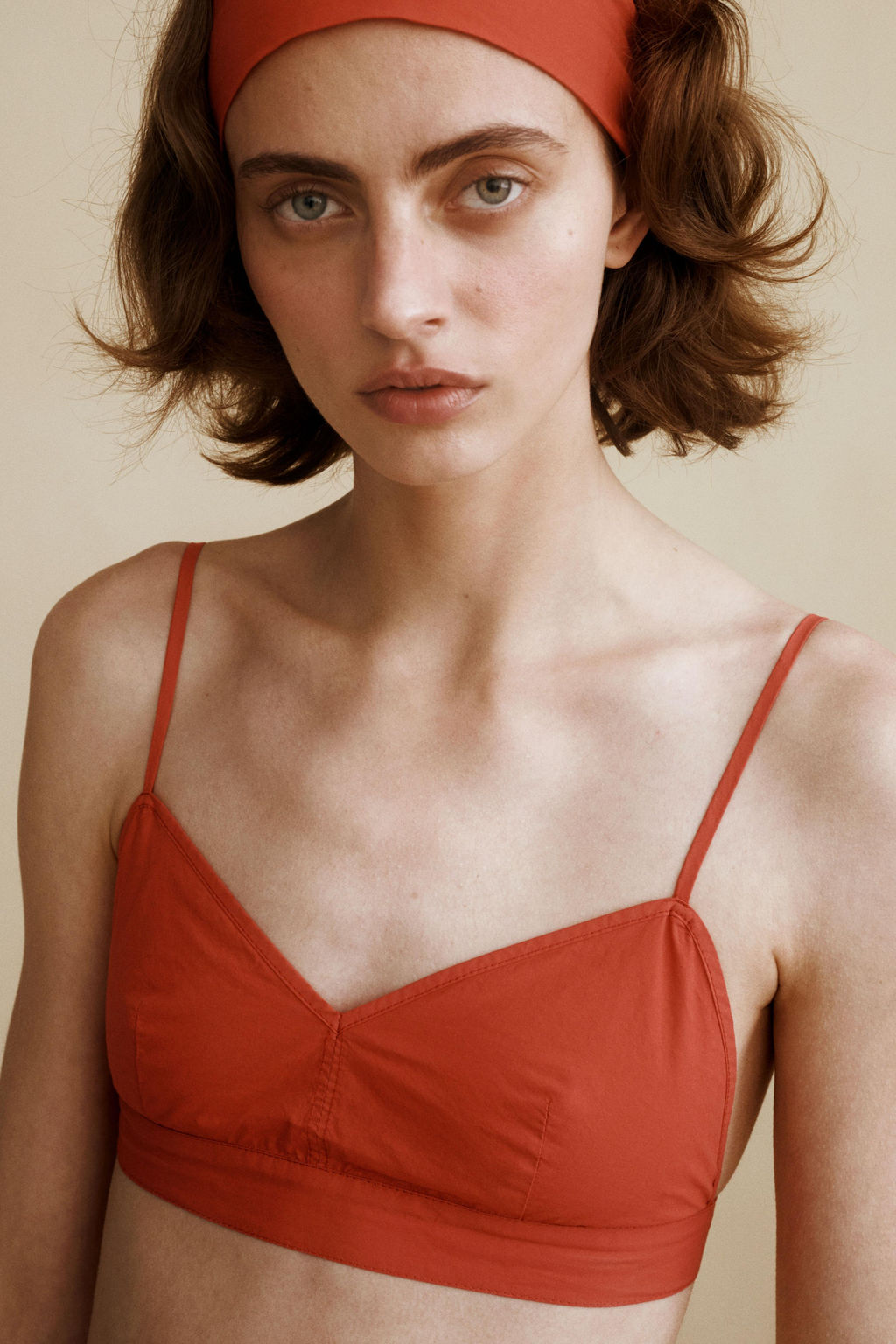 TOP POPEL?N CREATED BY CARAMEL LONDON X ZARA / Rojo
