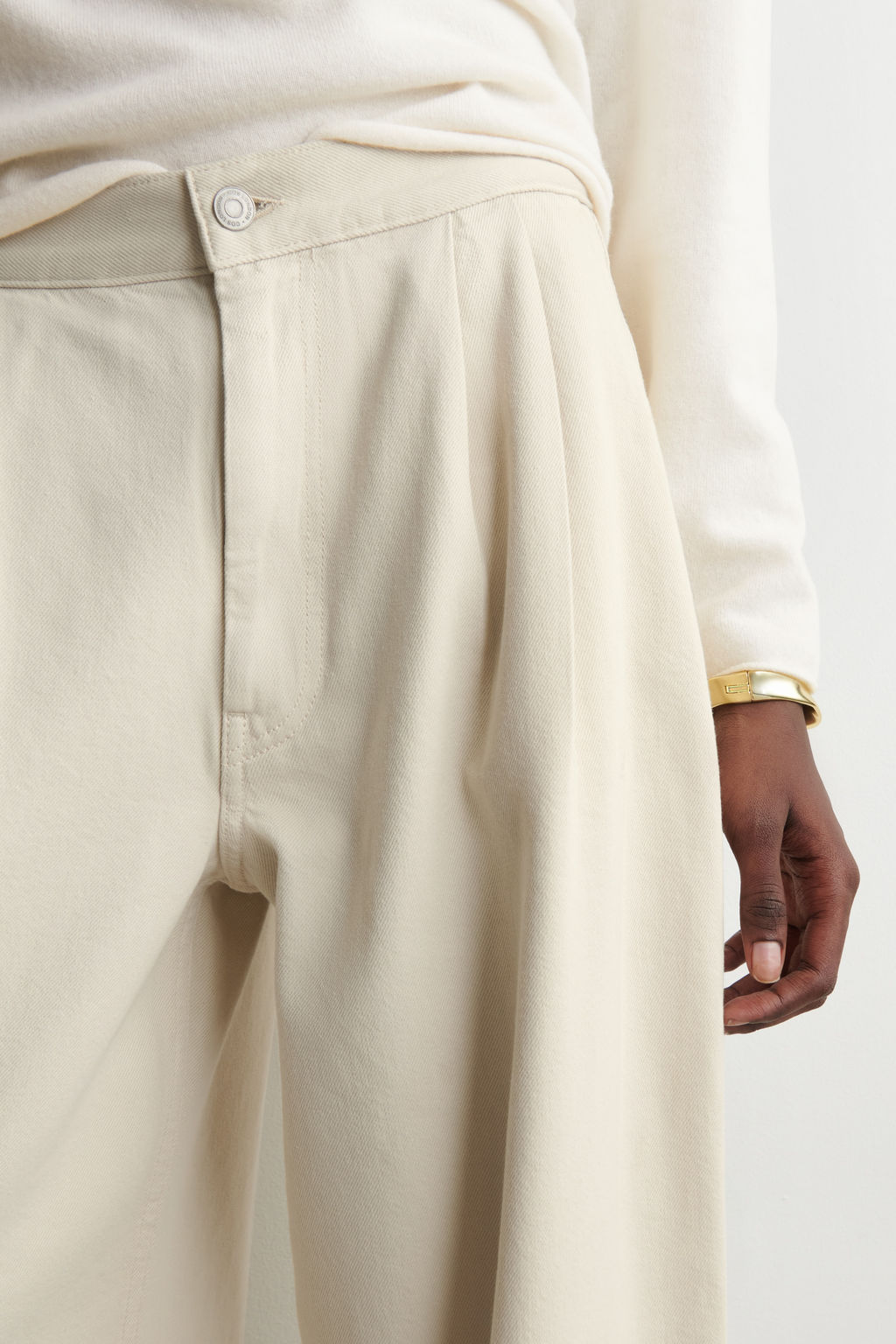 VAQUEROS WIDE LEG CON PINZAS - H&m фото 4