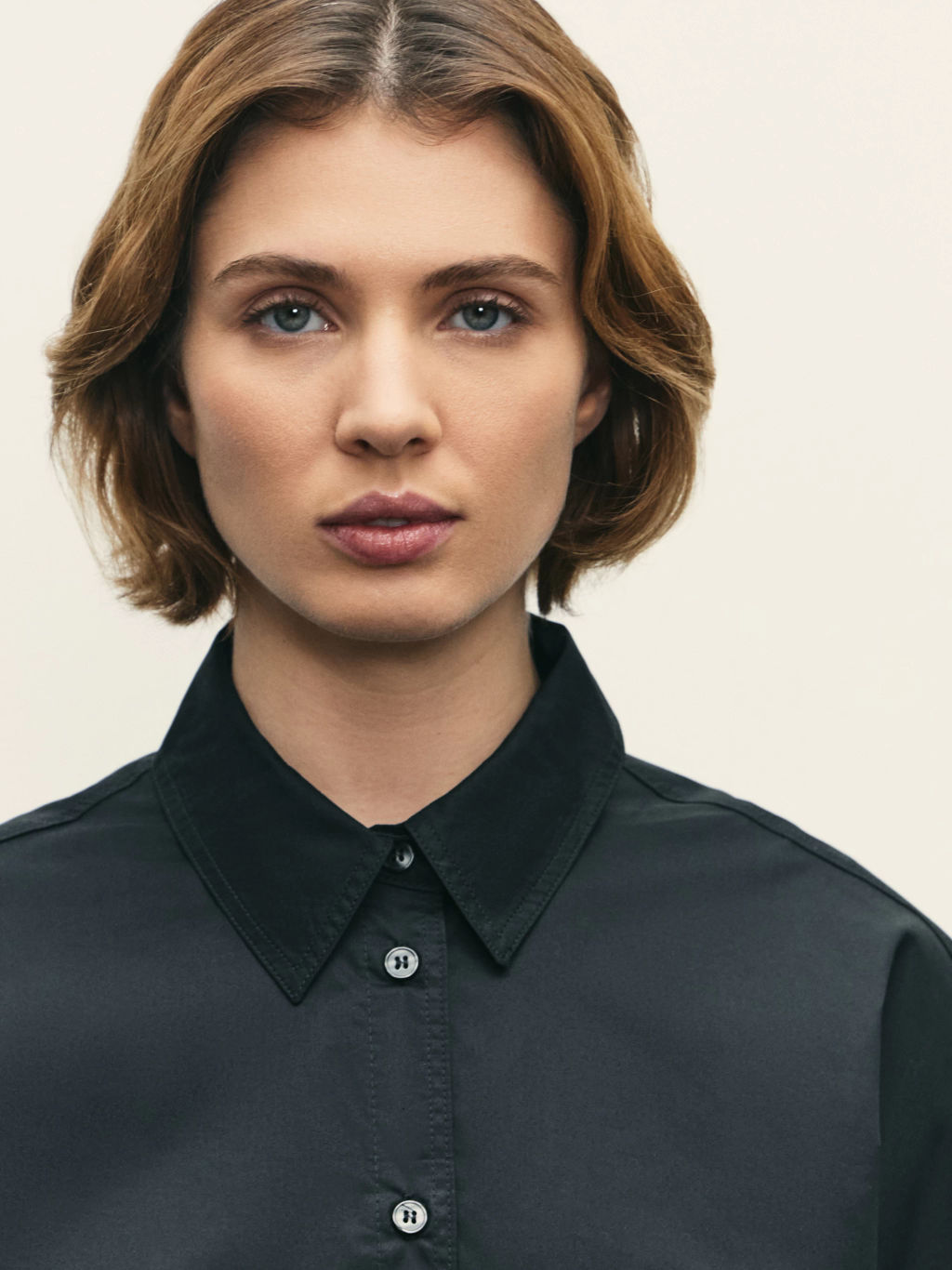 Рубашка из хлопка с коротким рукавом / Zarina  фото 7