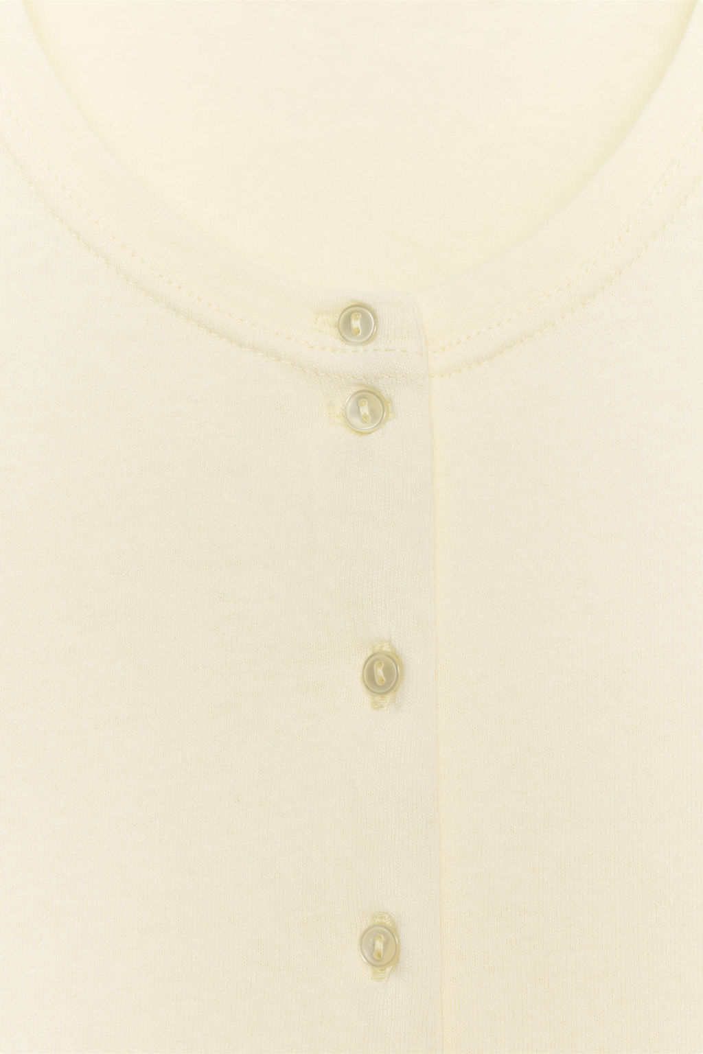 CAMISETA ALGOD?N 100% BOTONES / Amarillo - Zara фото 9