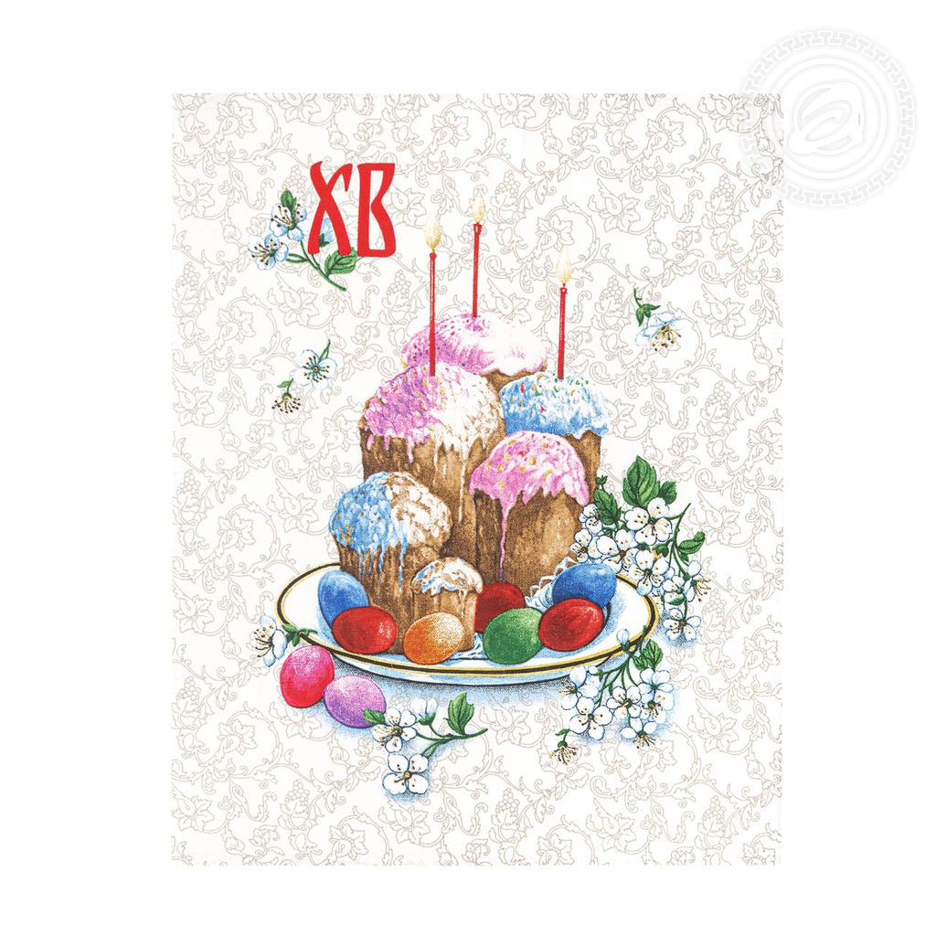 Набор полотенец из рогожки "Пасхальные традиции" 45*60/3 шт. - 45*60 Полотенца из рогожки