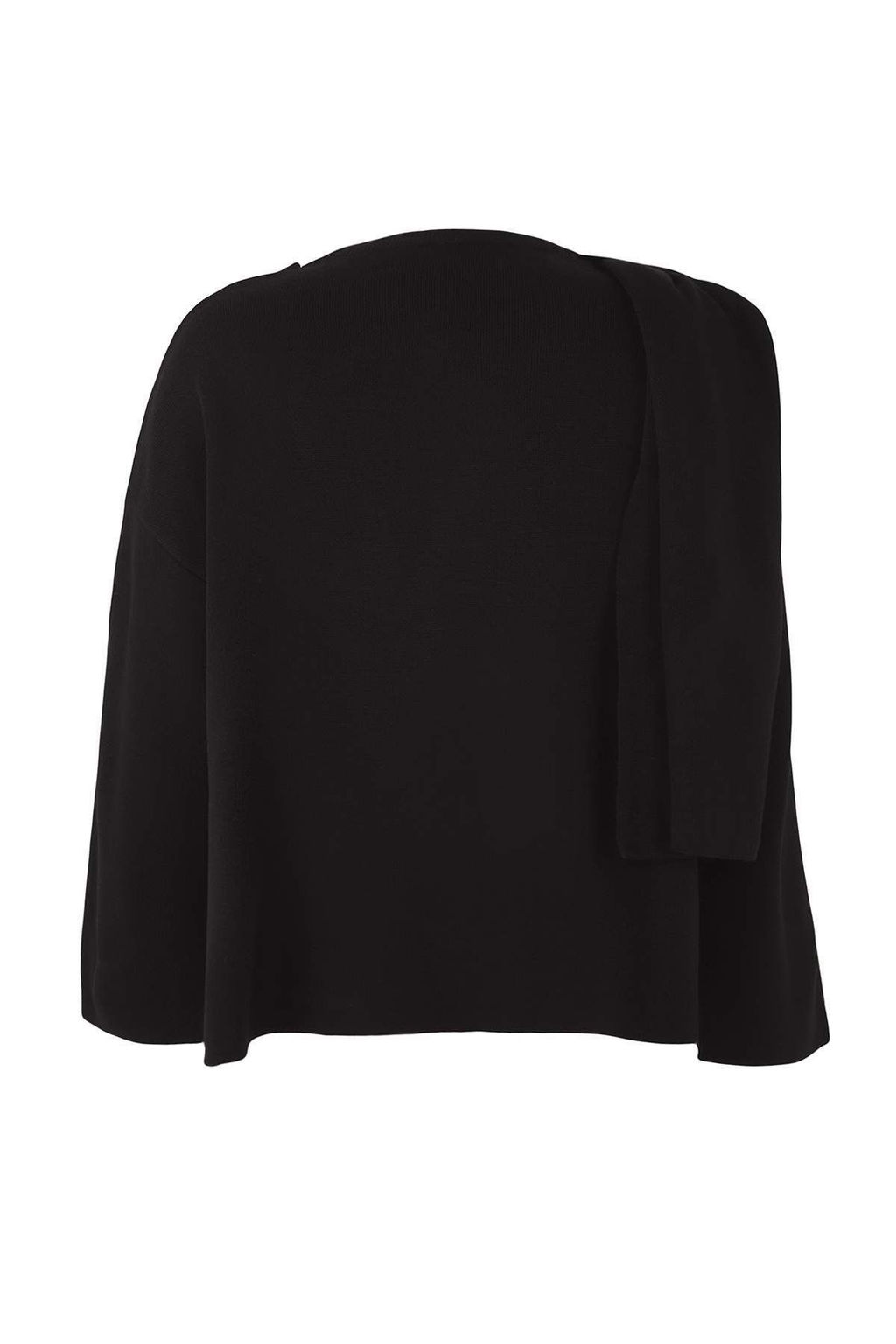 Vucut Secmeyen Siyah Super Oversize/Genis Kal?p Sal Detayl? Triko Panco TWOAW26KZ00160 - Trendyolmilla фото 8