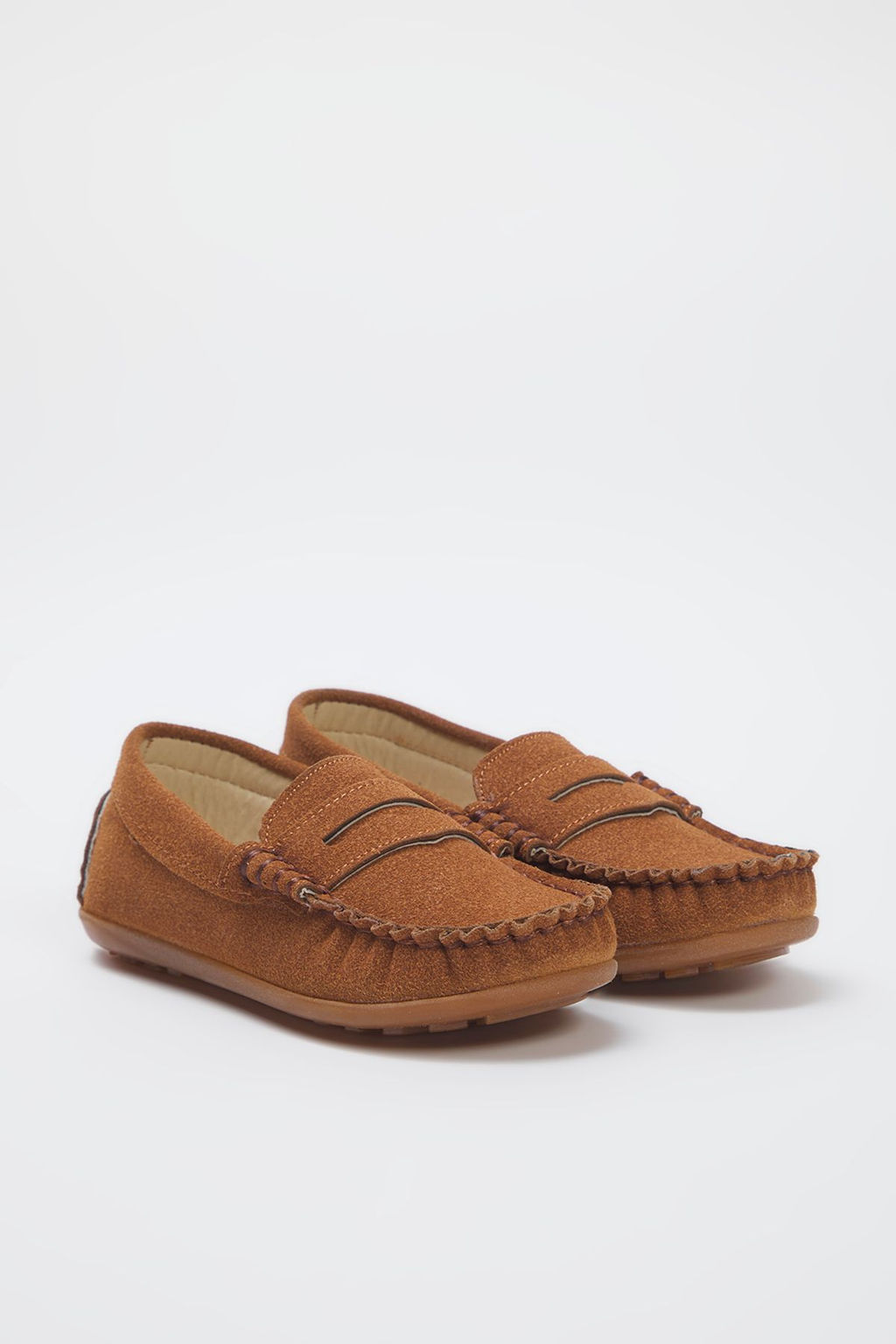 Trendyol Shoes Taba Nubuk Buyuk/Kucuk Erkek Cocuk Kids Loafer Ayakkab? TAKSS25LA00010 - Trendyolmilla фото 3
