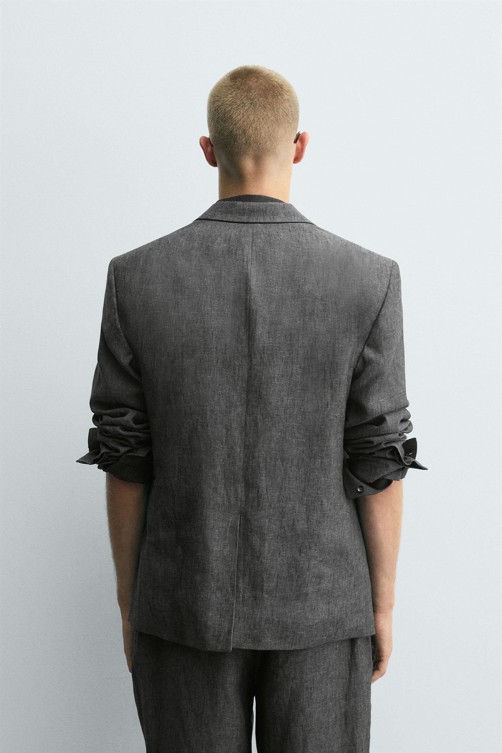 100% LINEN SUIT BLAZER - Zara фото 3