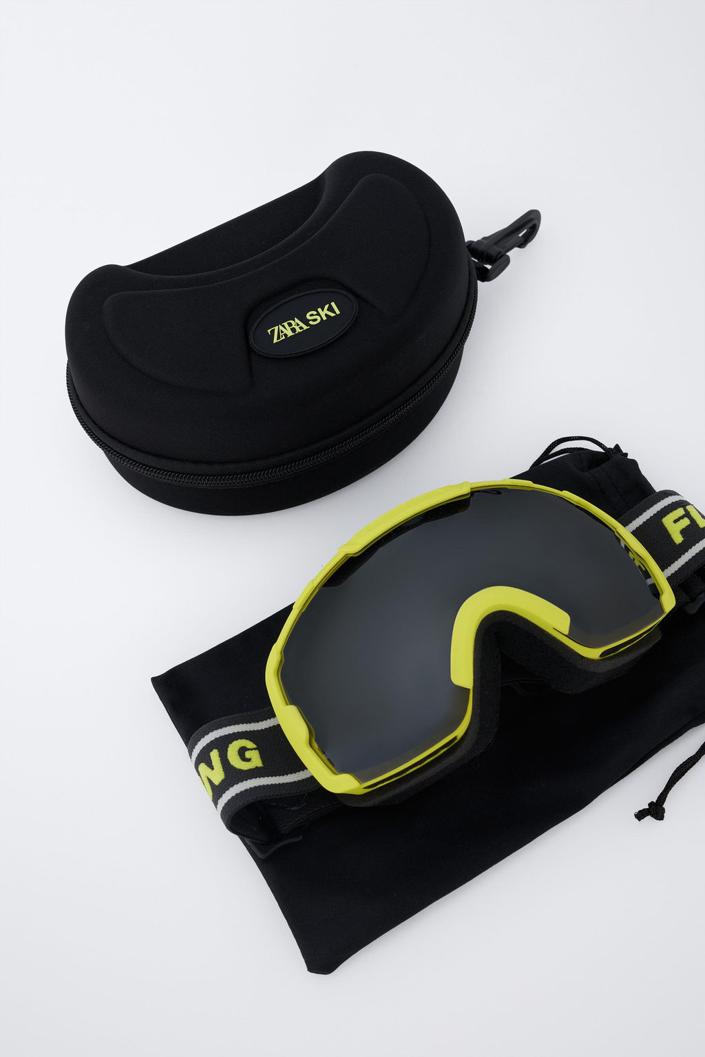 GAFAS TEXTO CON FUNDA SKI COLLECTION / Negro - Zara фото 5