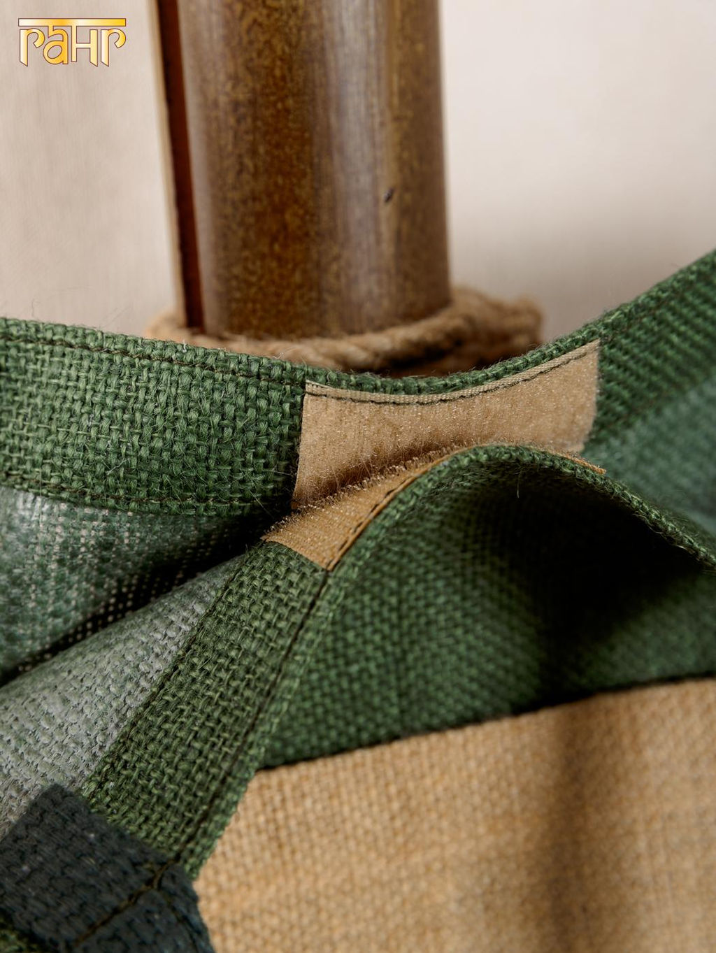 Сумка (джут) ламинированная 45х15х35см №3002/8 (Лето 2025) - Ганг фото 5