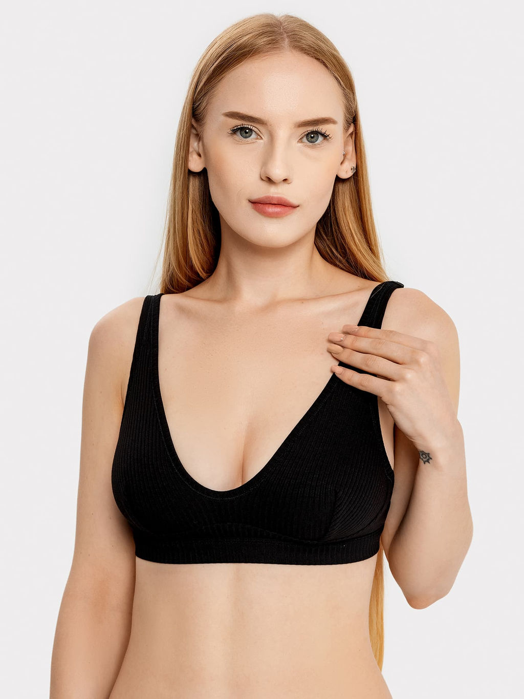 Бюстгальтер женский мягкий в черном цвете черный 512489 - Mark formelle фото 2