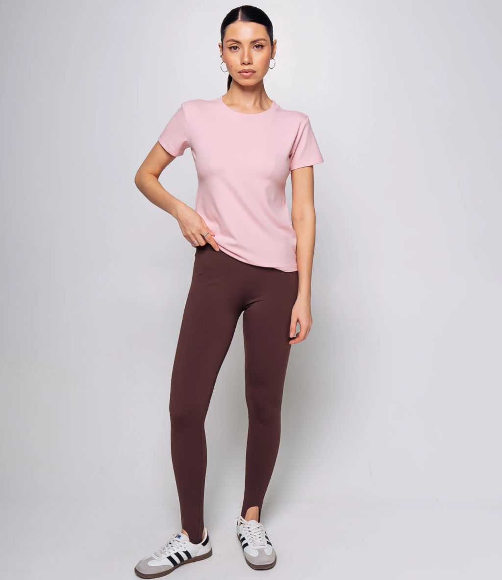 Футболка #КТ9005 (1), пудровый