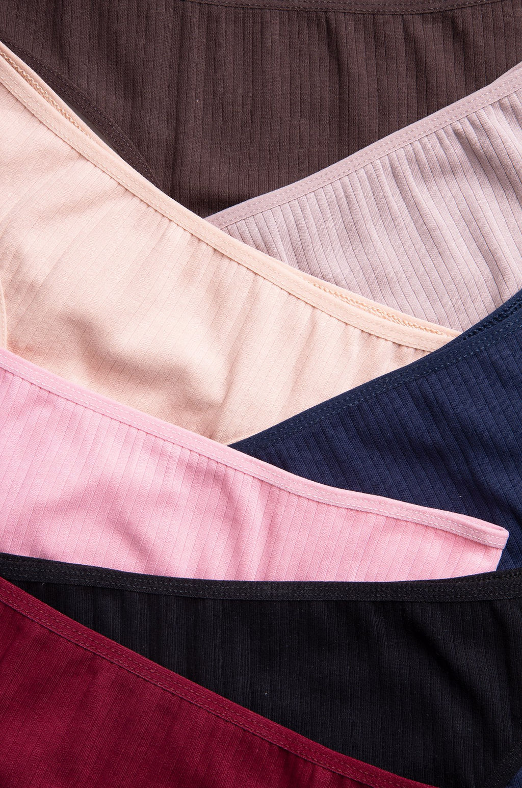 Женские трусы-стринги в рубчик 7 шт. Nicoletta  фото 4