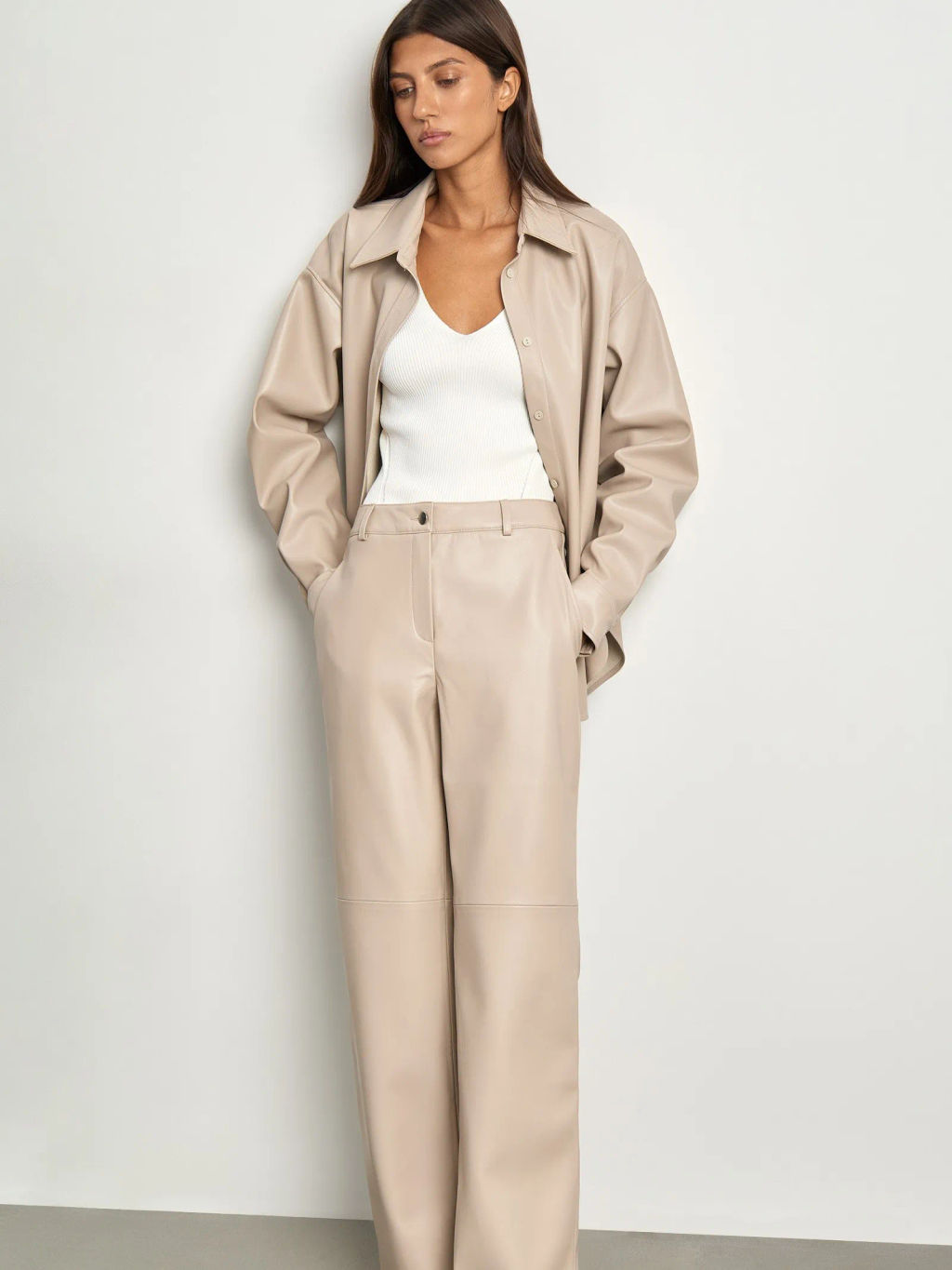 Брюки из экокожи - Emka фото 2