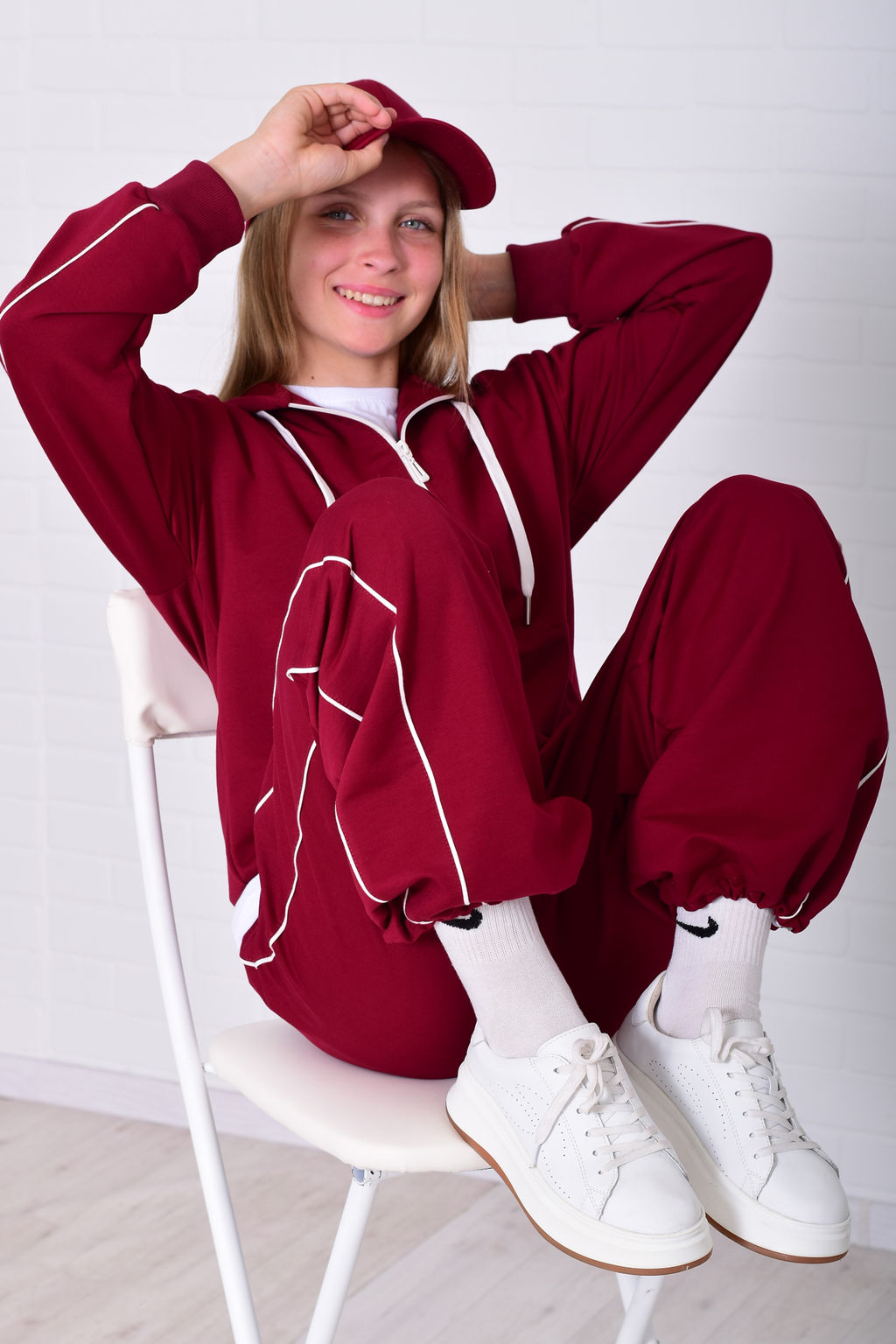 Костюм подростковый 11-077б (бордо)