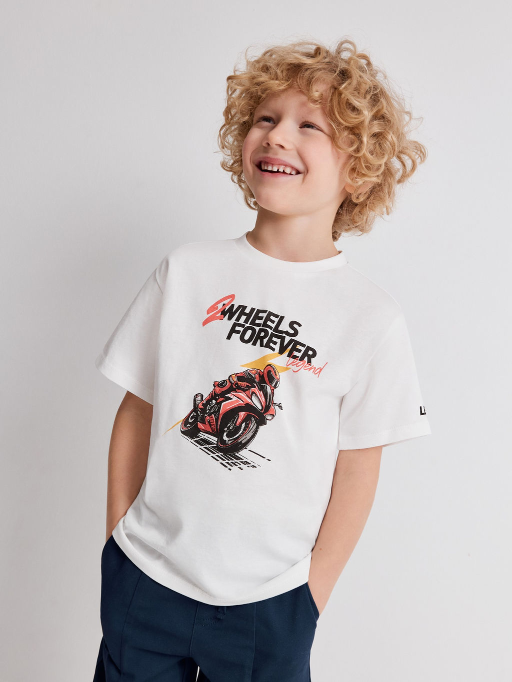 Футболка детская для мальчиков Acoola Valar белая