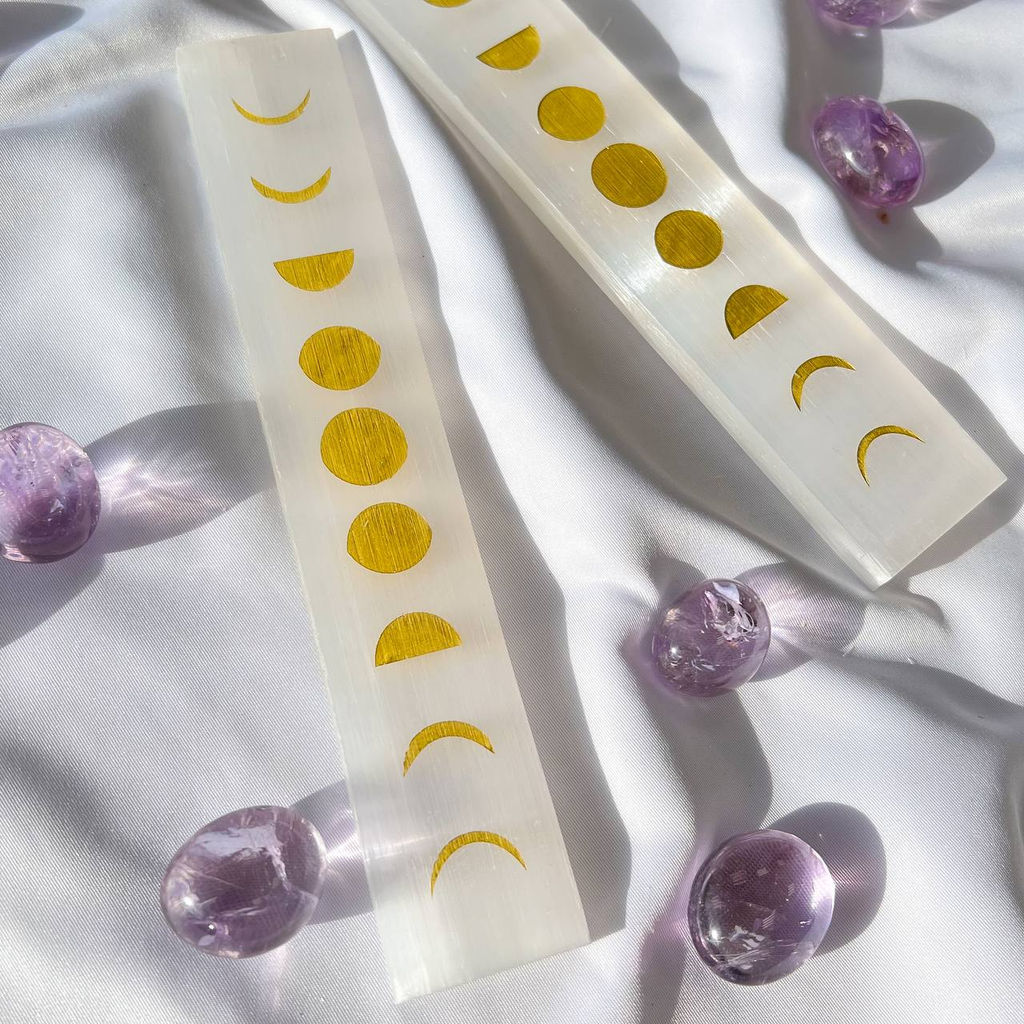 Пластина Селенит Лунный цикл - Радуга самоцветов фото 3