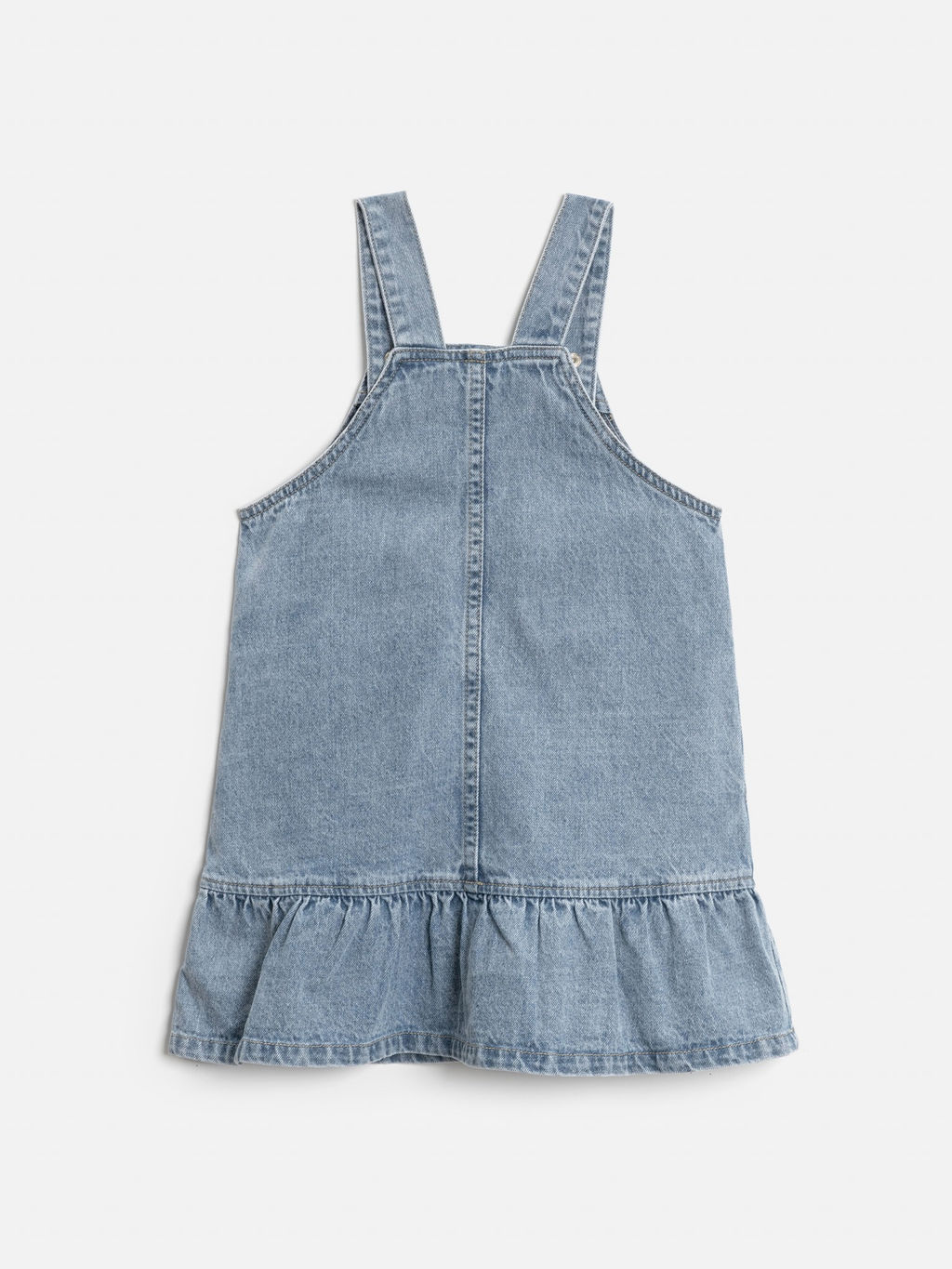 ACOOLA / Сарафан джинсовый детский для девочек Manchkin синий  фото 2