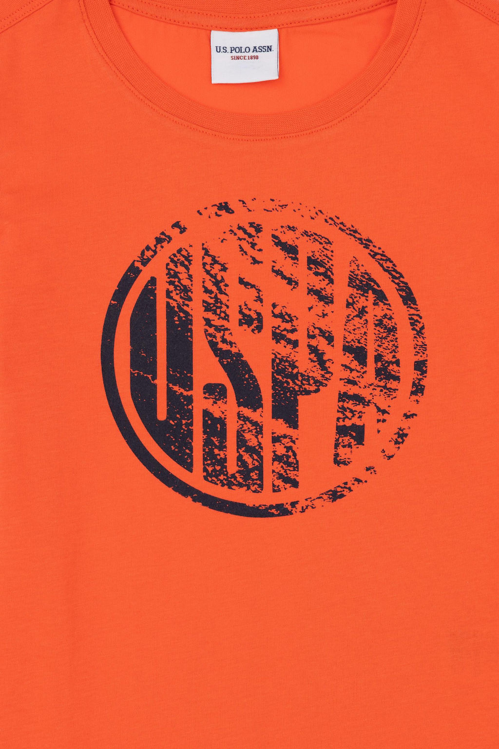 U. S. Polo Assn / Базовая футболка с круглым вырезом цвета граната для мальчиков - U.s. polo assn фото 6
