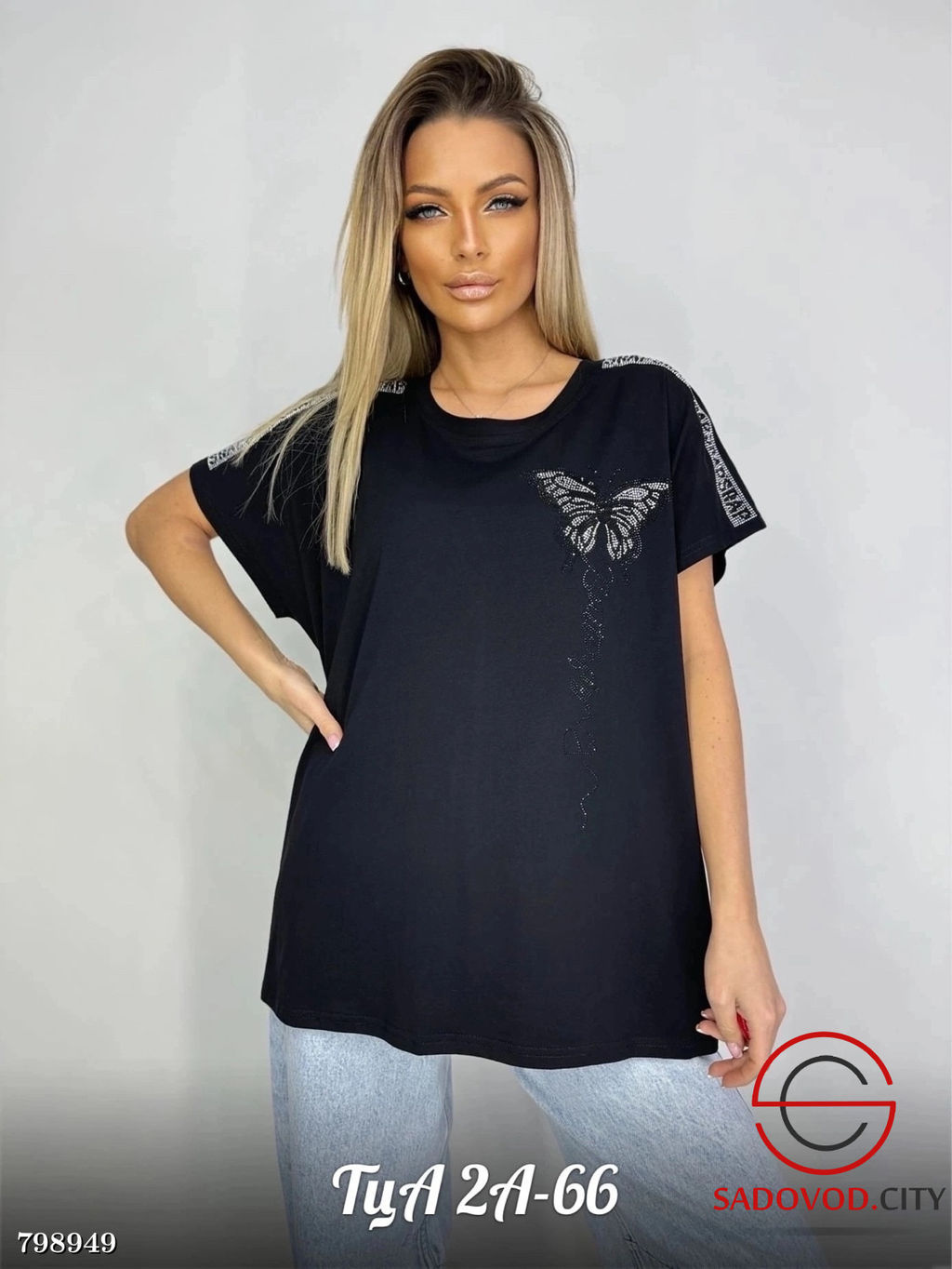 Футболка женская с бабочкой - Bruno фото 5