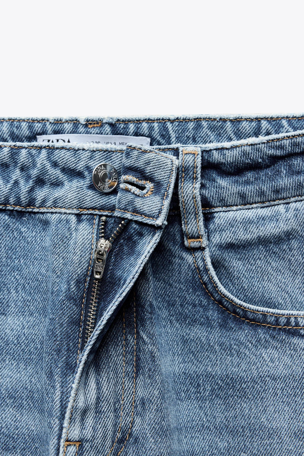 Z1975 STRAIGHT-LEG HIGH-WAIST JEANS - Zara фото 9