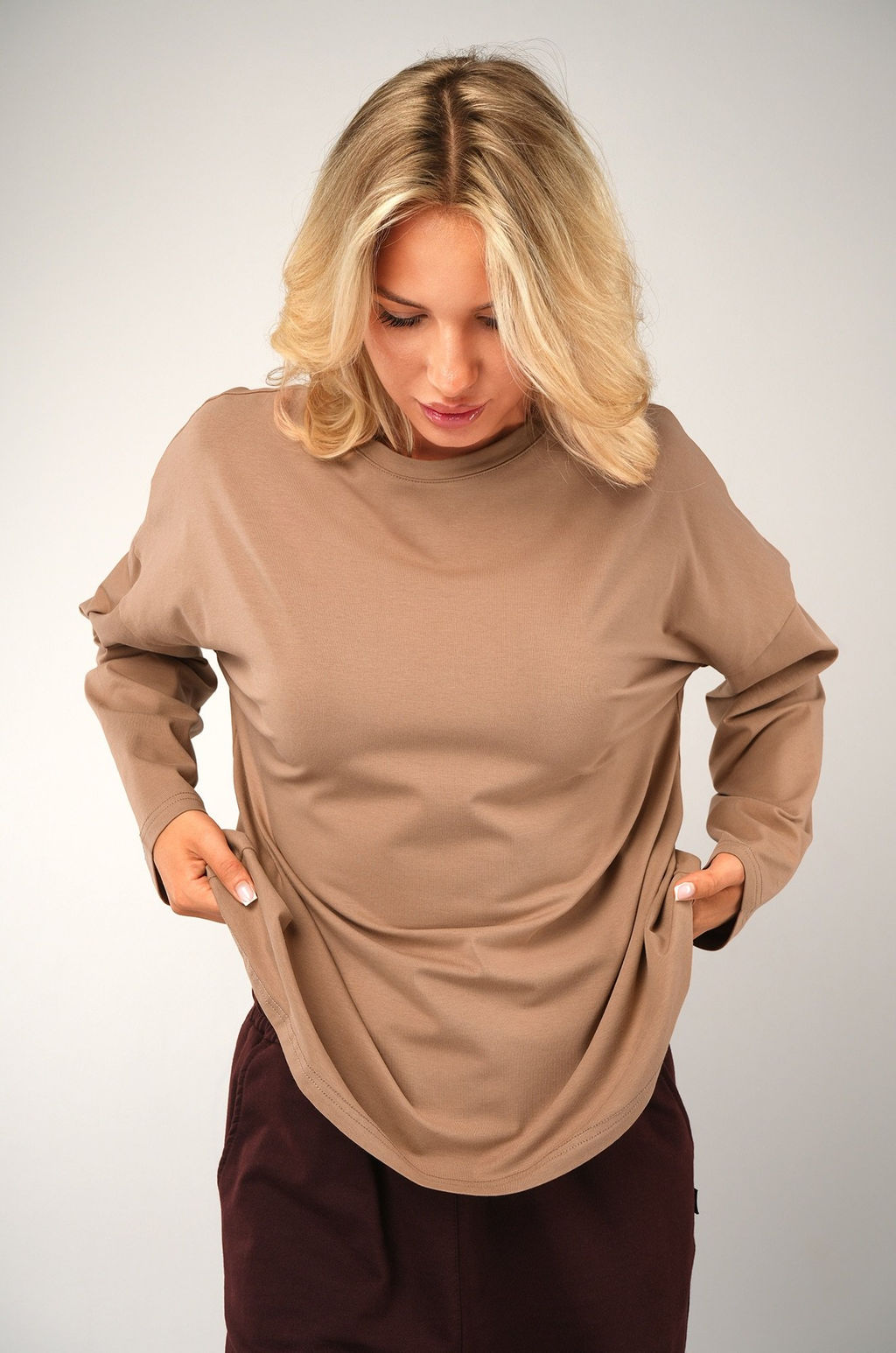 Женский лонгслив оверсайз Happyfox - Happy fox фото 8