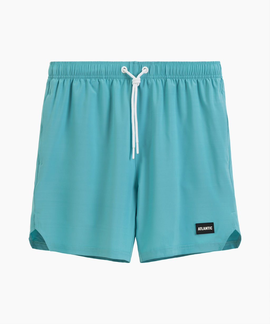 ATLANTIC KMB-239 Шорты мужские пляжные Super Soft 4Way Stretch бирюзовый  фото 2