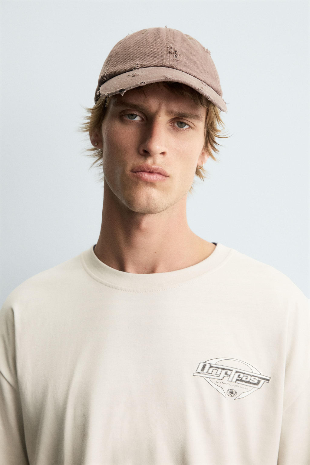 WASHED GRAPHIC T-SHIRT - Zara фото 5