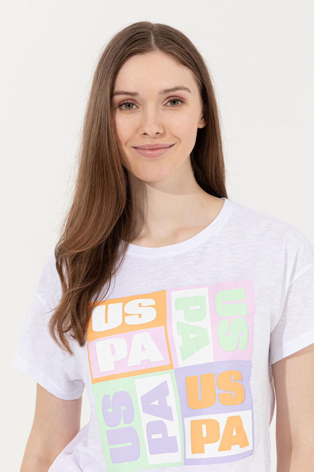 Kad_n Mint Bisiklet Yaka Crop Ti__rt
