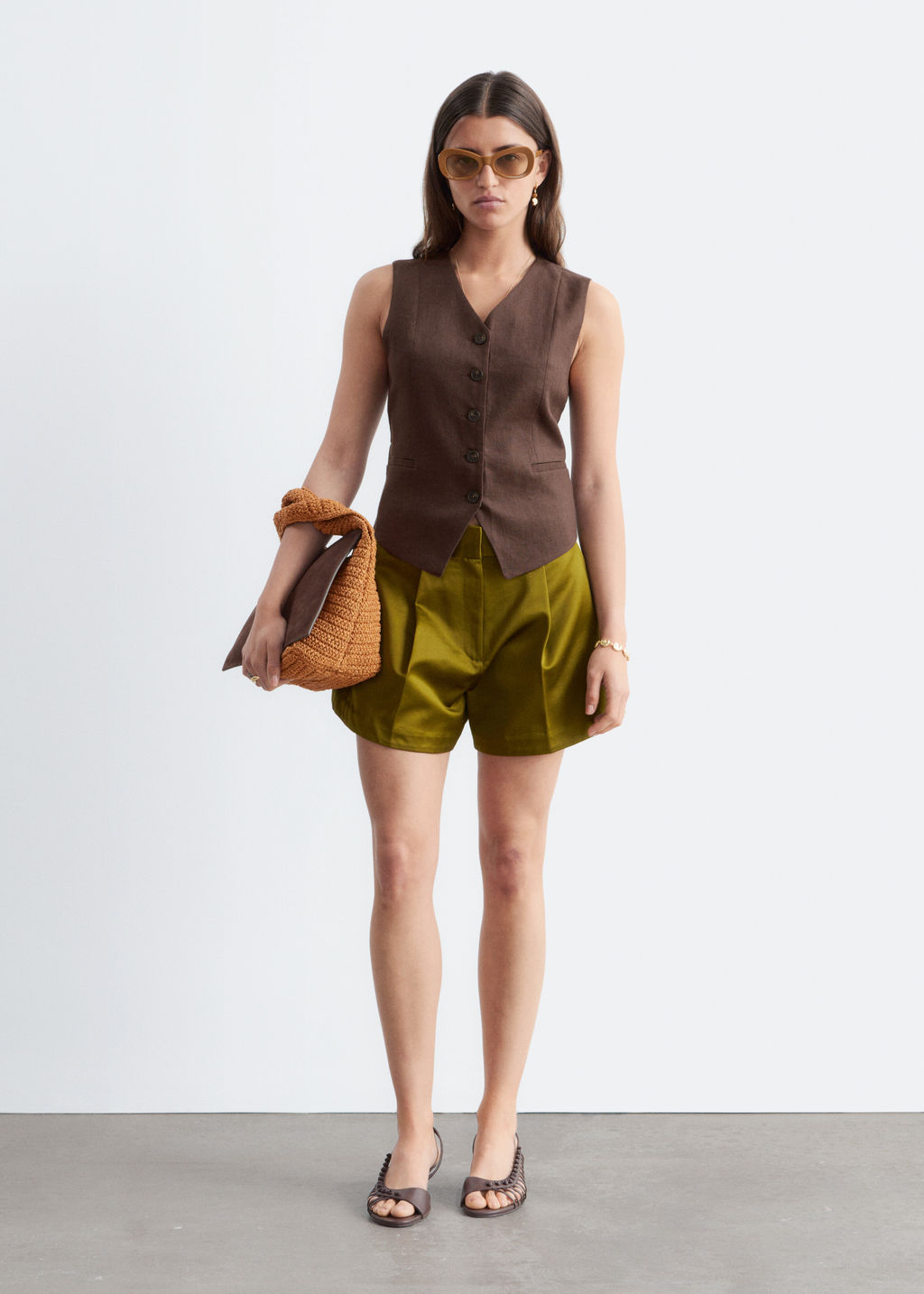 Chaleco de lino - H&m фото 4