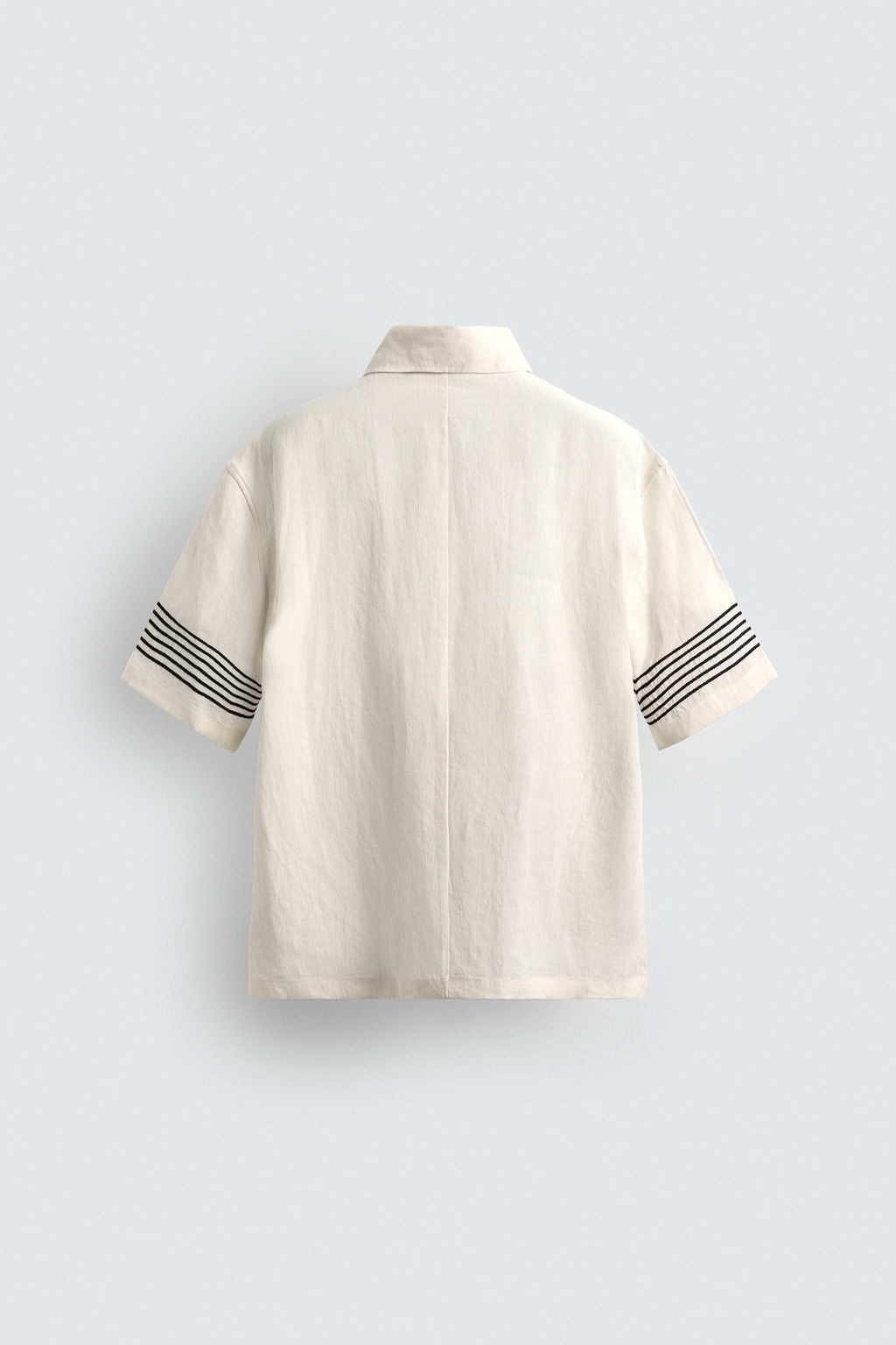 CAMISA POLO 100% LINO / Crudo