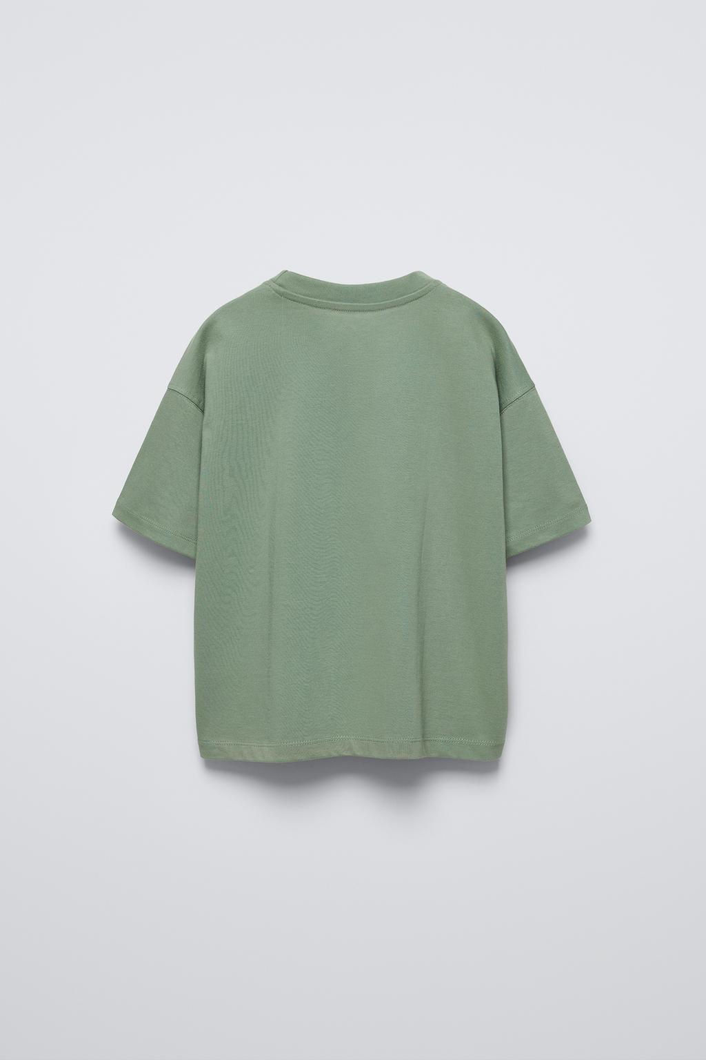 PLAIN MEDIUM WEIGHT T-SHIRT - Zara фото 6