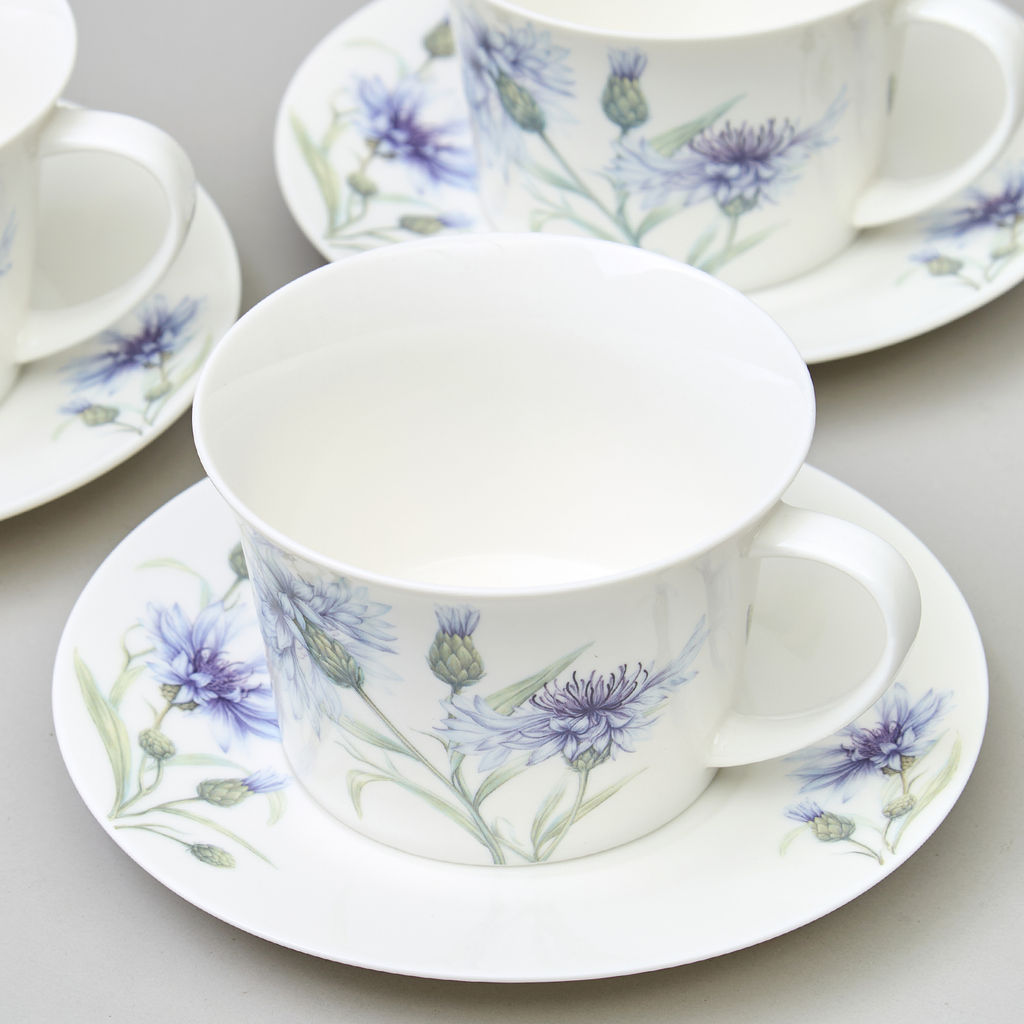 ЧАЙНЫЙ НАБОР LEFARD ВАСИЛЬКИ НА 6 ПЕР. 12 ПР. 250 МЛ  фото 4