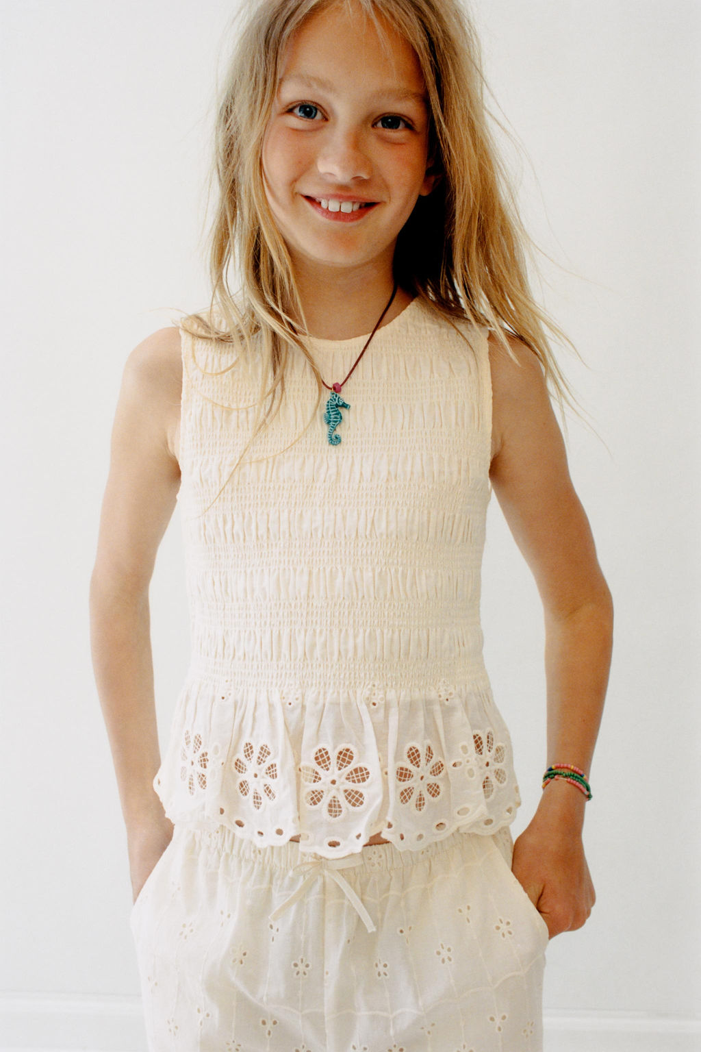 TOP GOMAS SCHIFFLY / Crudo - Zara фото 2