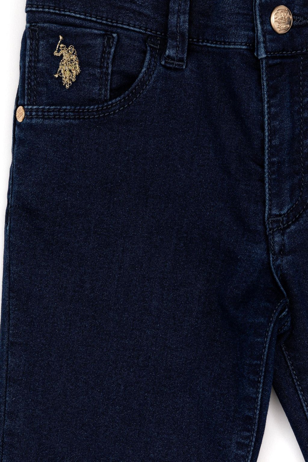 U. S. Polo Assn Темно-синие джинсовые брюки для девочки - U.s. polo assn фото 4