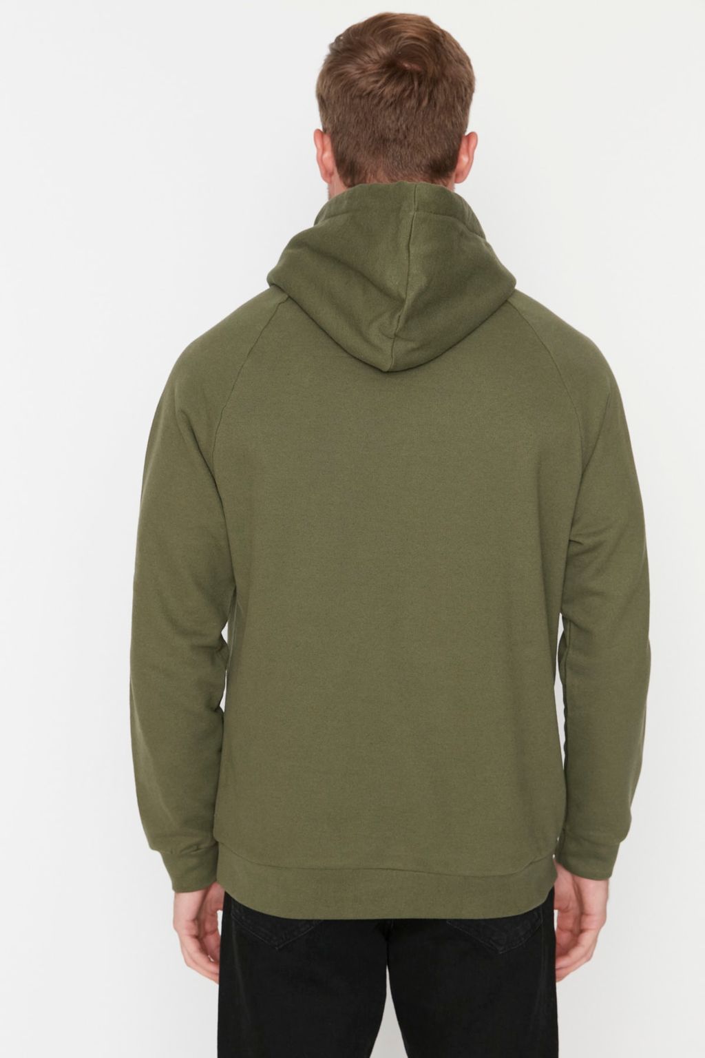 TRENDYOL MAN Gri Regular/Normal Kesim Kapusonlu Ici Polar/S?cak Tutan Sweatshirt TMNAW23SW00194 - Trendyolmilla фото 20