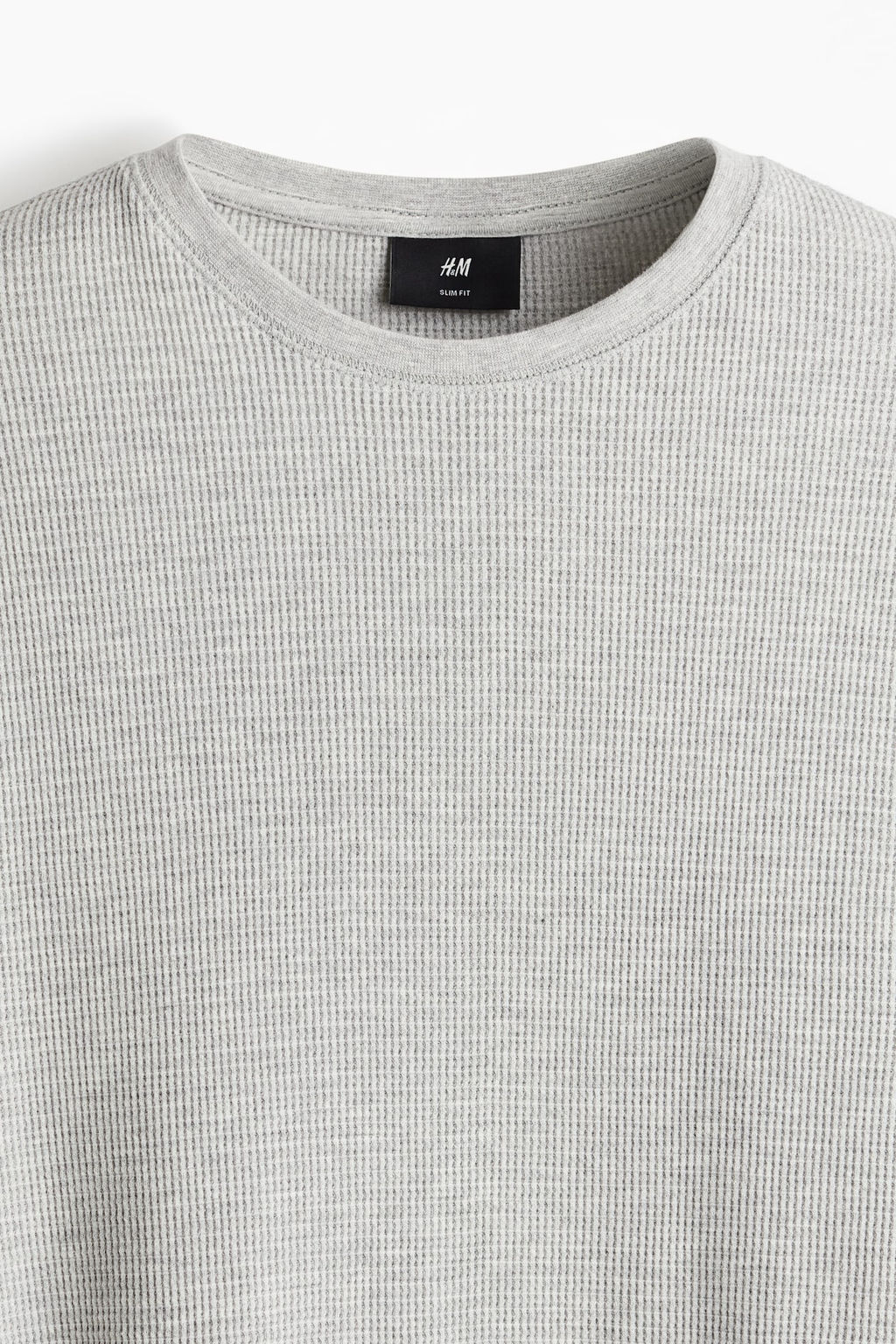 Camiseta en punto gofrado Slim Fit - H&m фото 6