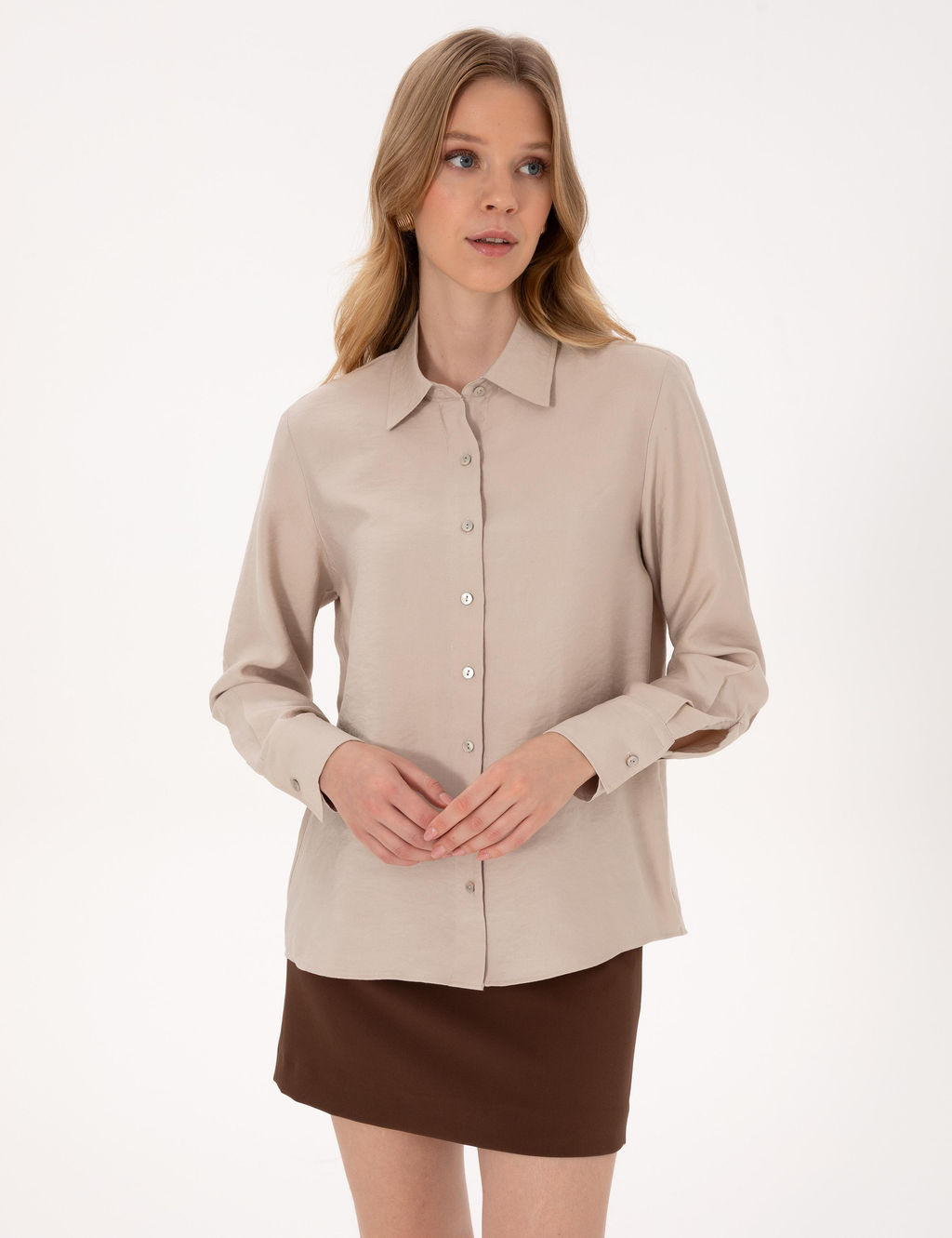 Vizon Comfort Fit Uzun Kollu G_mlek - Pierre cardin фото 3