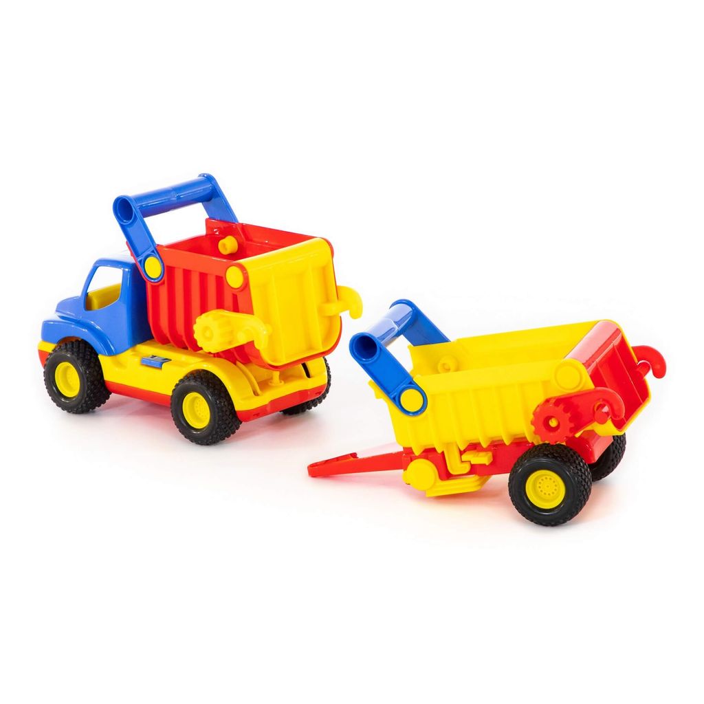 КонсТрак, автомобиль-самосвал с полуприцепом (в коробке) - Полесье фото 3