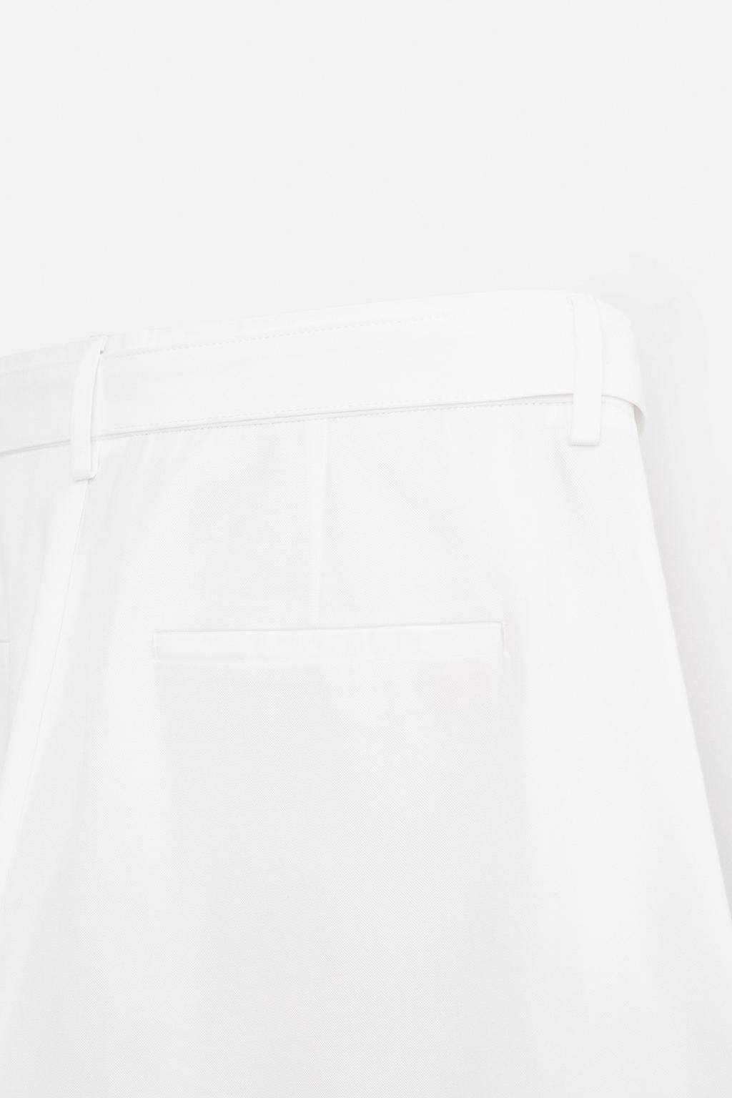 LYOCELL - COTTON TROUSERS WITH BELT - Zara фото 10