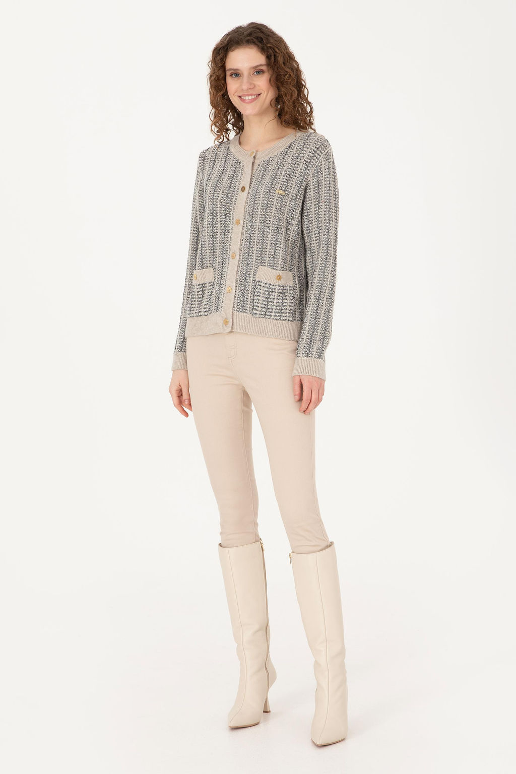 Kad_n Krem Triko H_rka - U.s. polo assn фото 4