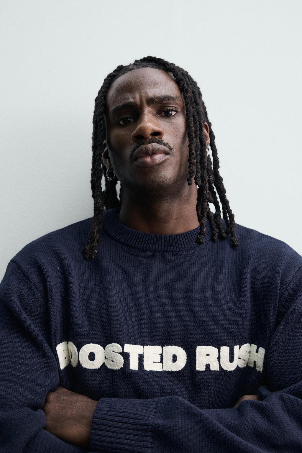 JERSEY TEXTO BORDADO / Marino - Zara фото 5