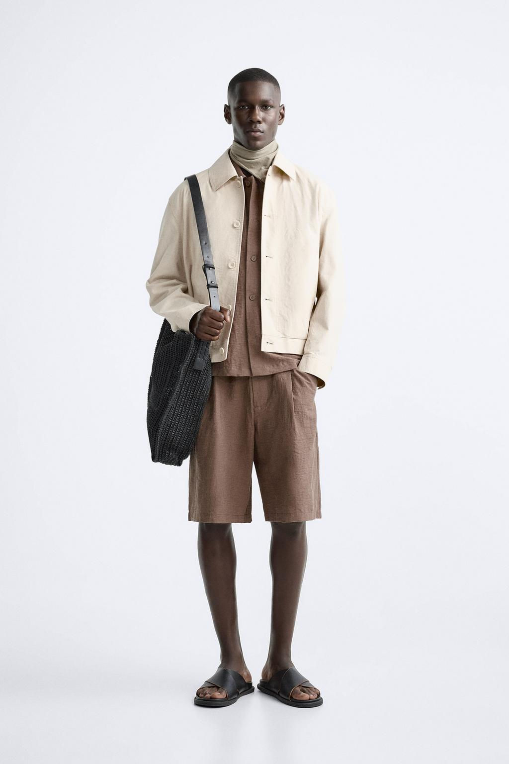 COTTON - LINEN BLEND JACKET