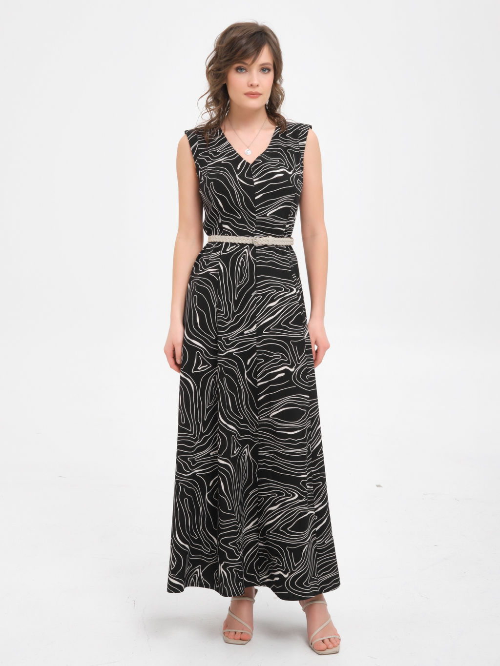 Платье с принтом - Stilla фото 4