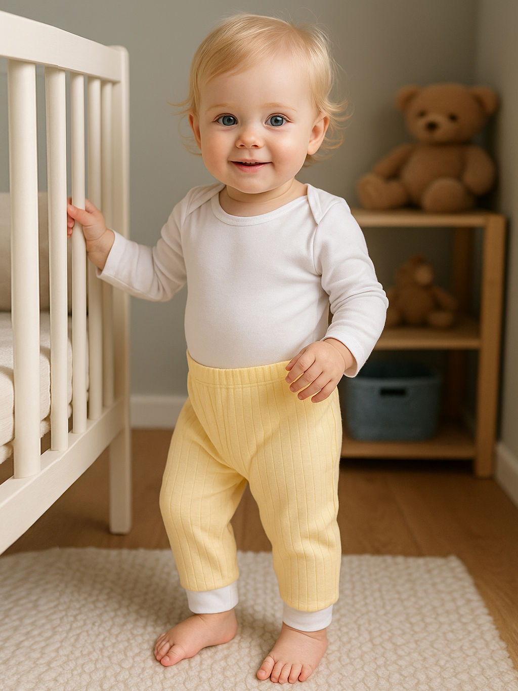 Штанишки детские желтые