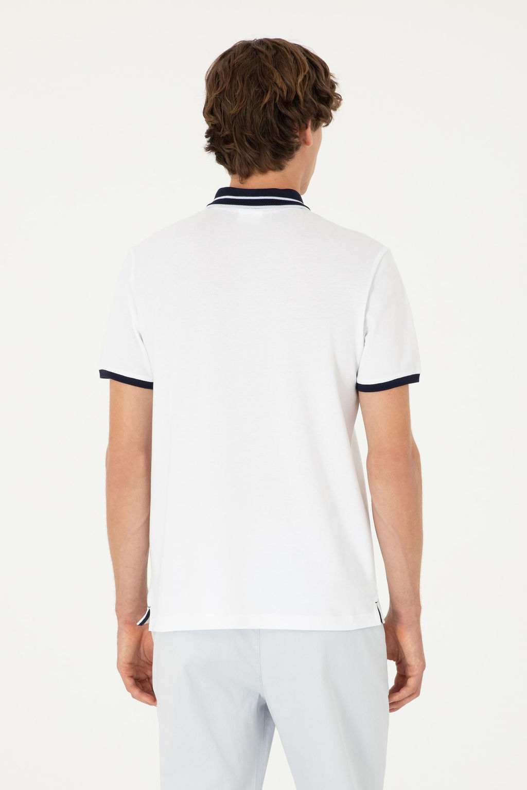 Мужская белая футболка Неожиданная скидка в корзине - U.s. polo assn фото 12