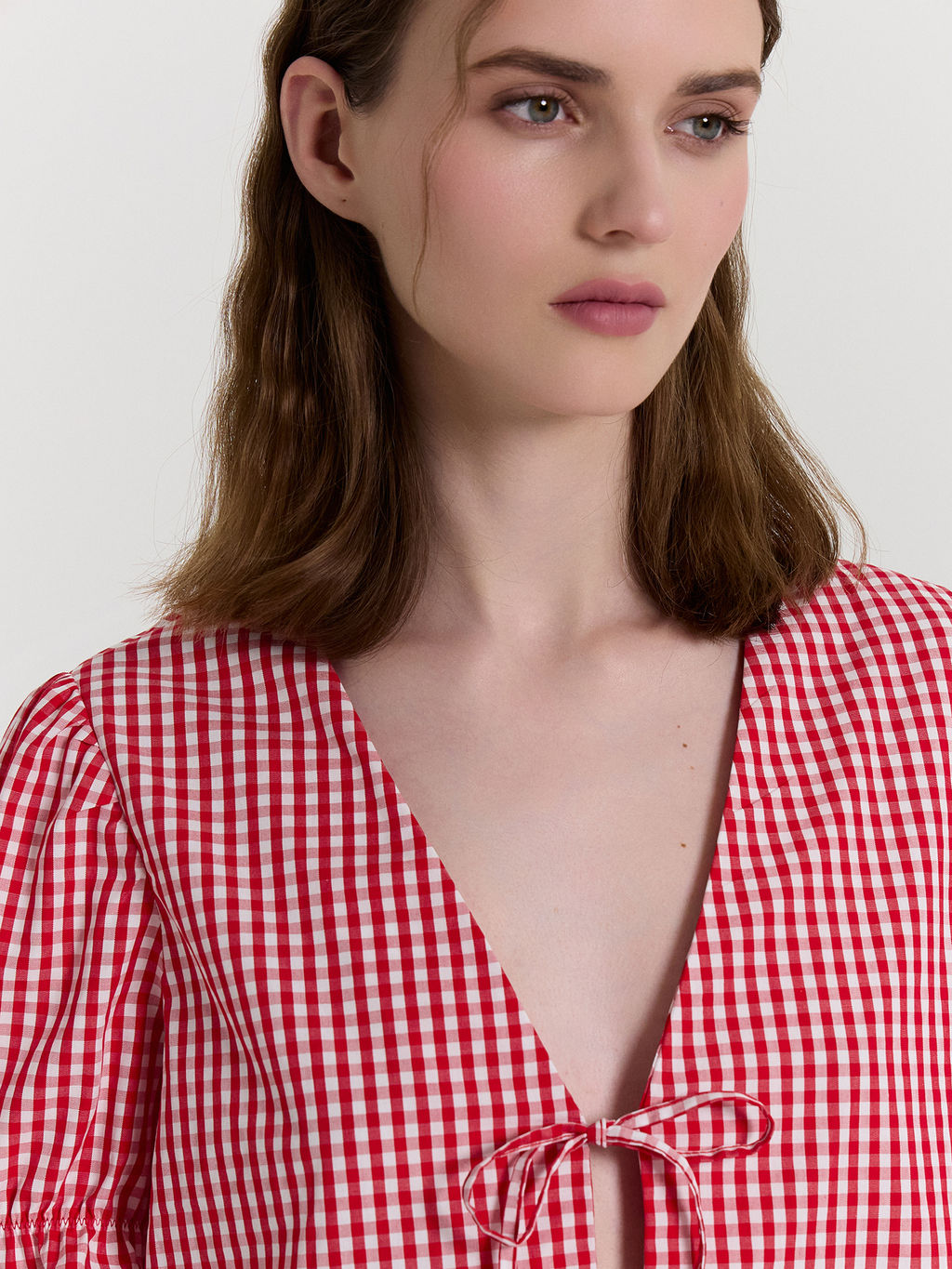 Комплект домашний женский красный в клетку - Mark formelle фото 5