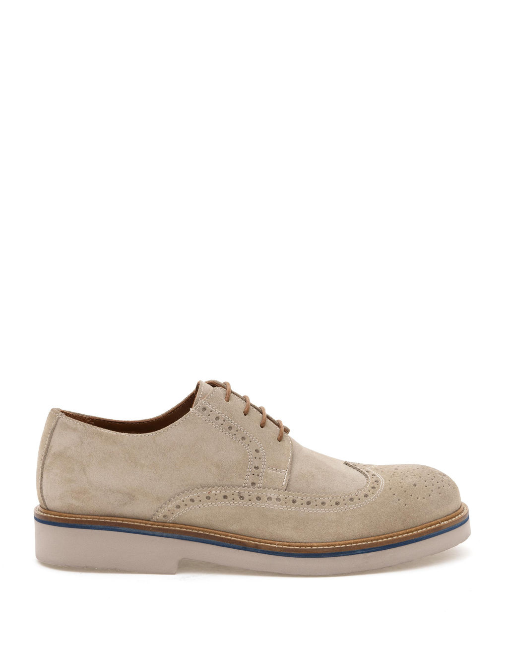 Bej %100 Deri Casual Ayakkab_