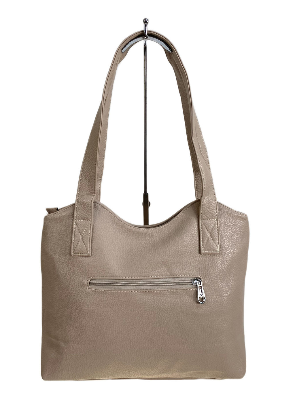 Женская сумка из искусственной кожи, цвет светло коричневый - Greta фото 2