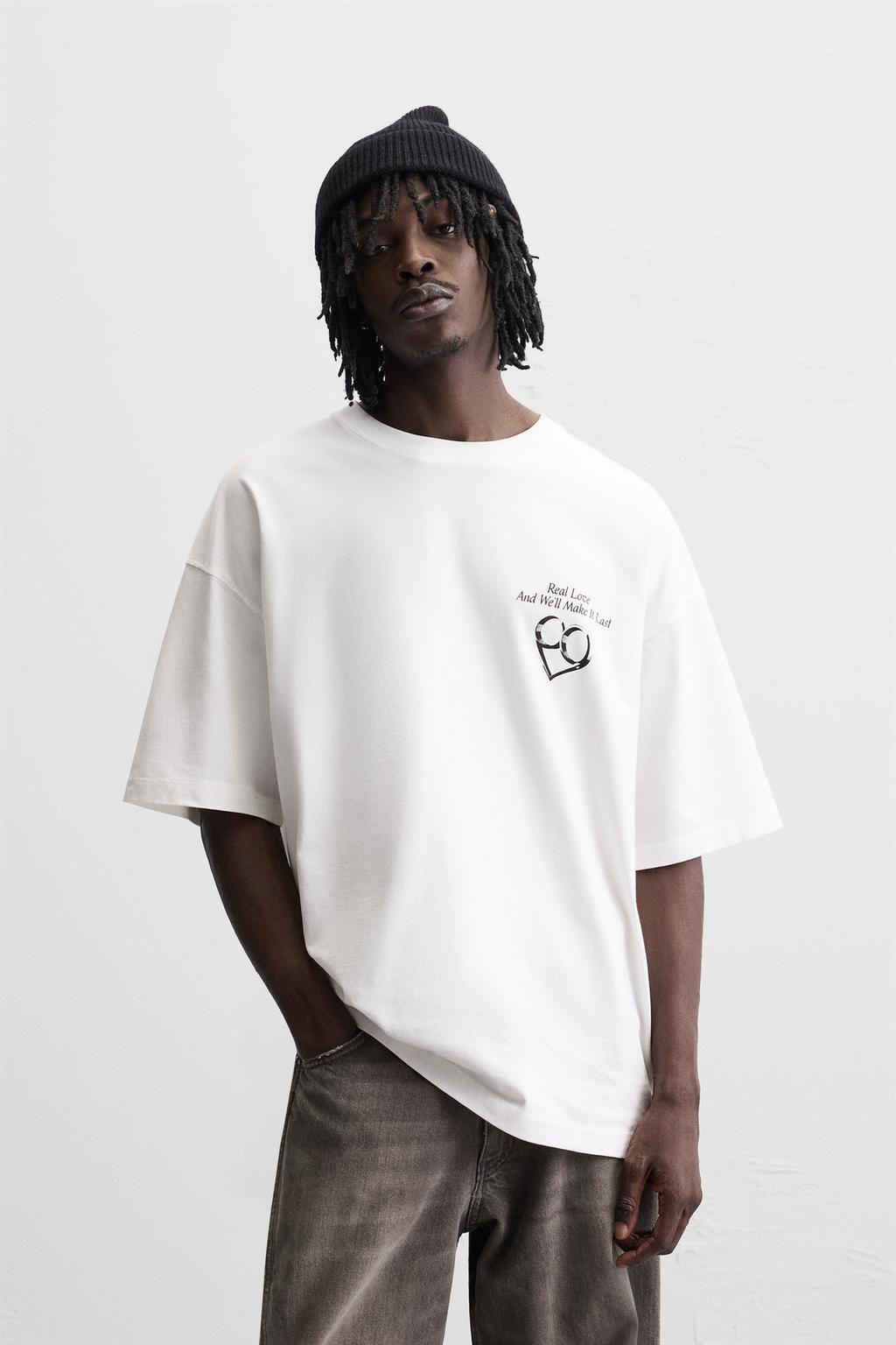 SLOGAN PRINT T-SHIRT - Zara фото 2