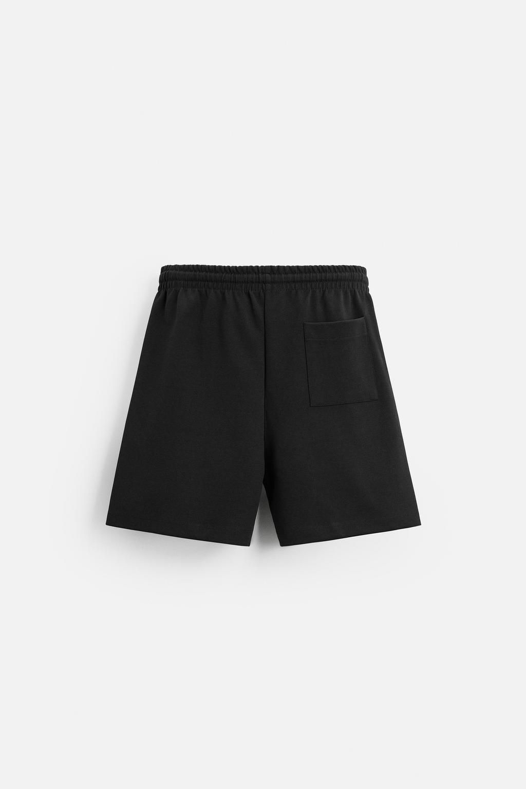 INTERLOCK TEXTURED BERMUDA SHORTS - Zara фото 8