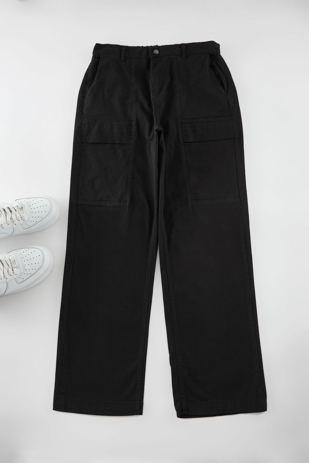 TRENDYOL MAN Limited Edition Siyah Straight Fit Cep Detayl? Pantolon TMNAW25PL00018 - Trendyolmilla фото 4